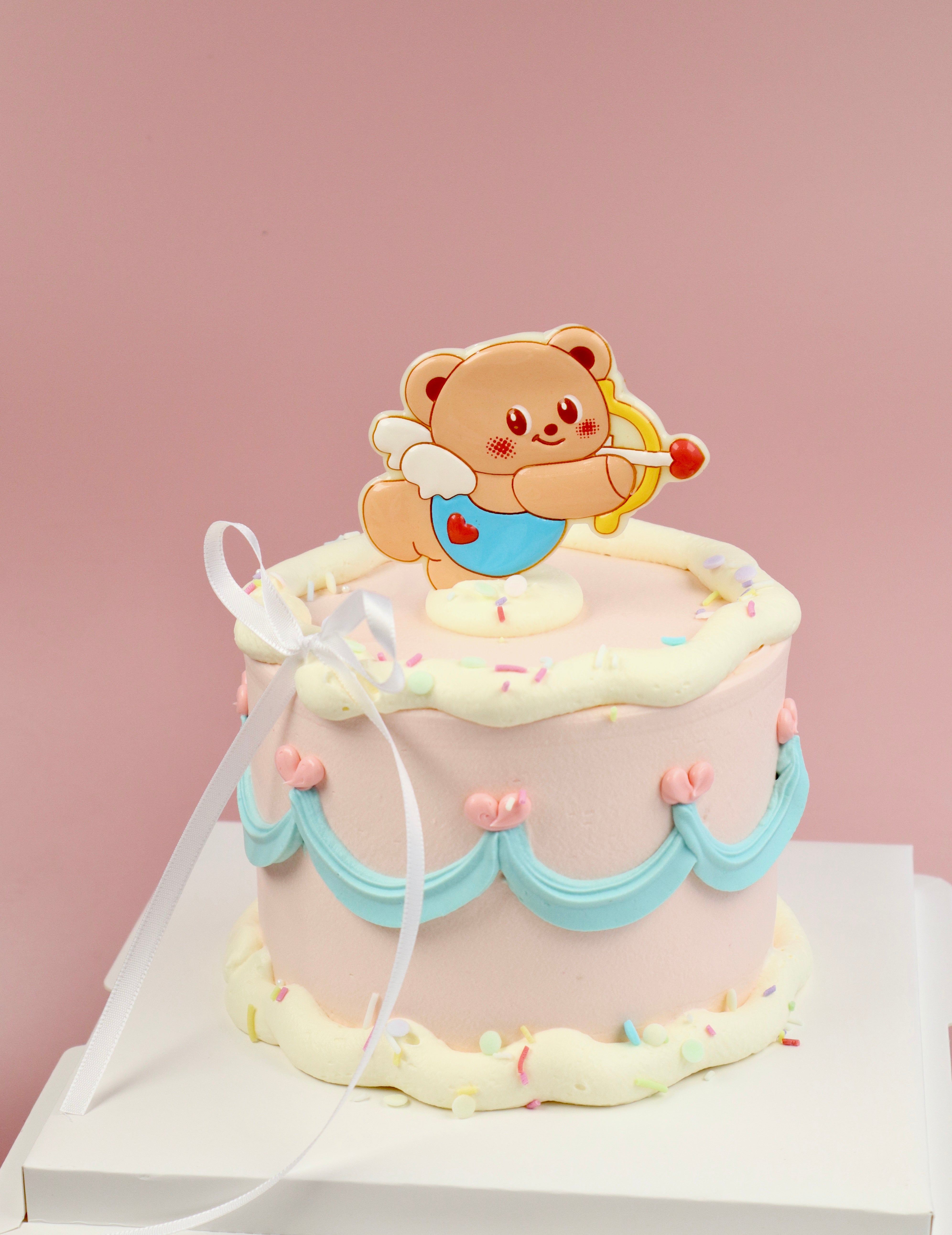 Bear Cupid Cake