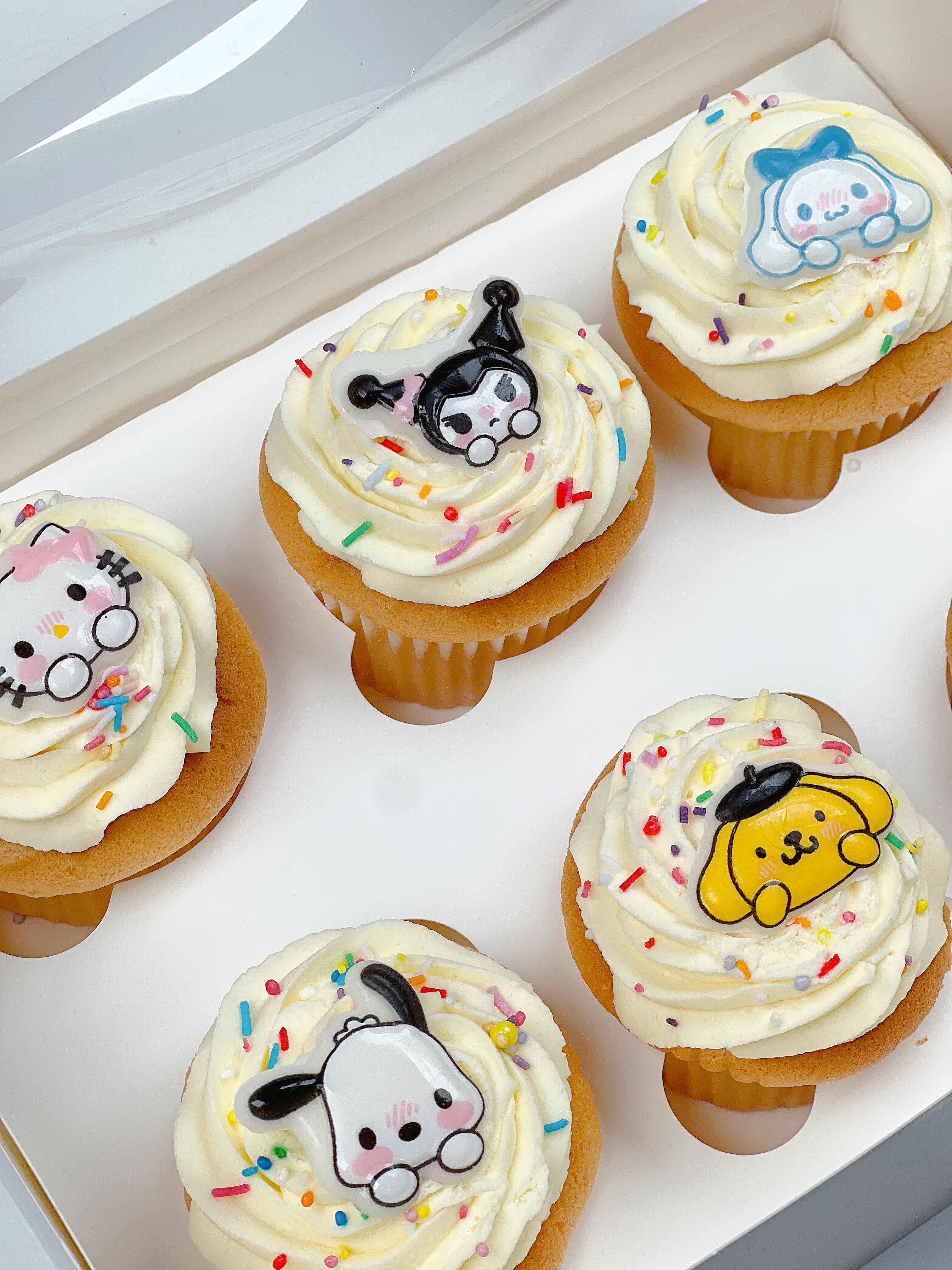 Sanrio Characters Cupcakes