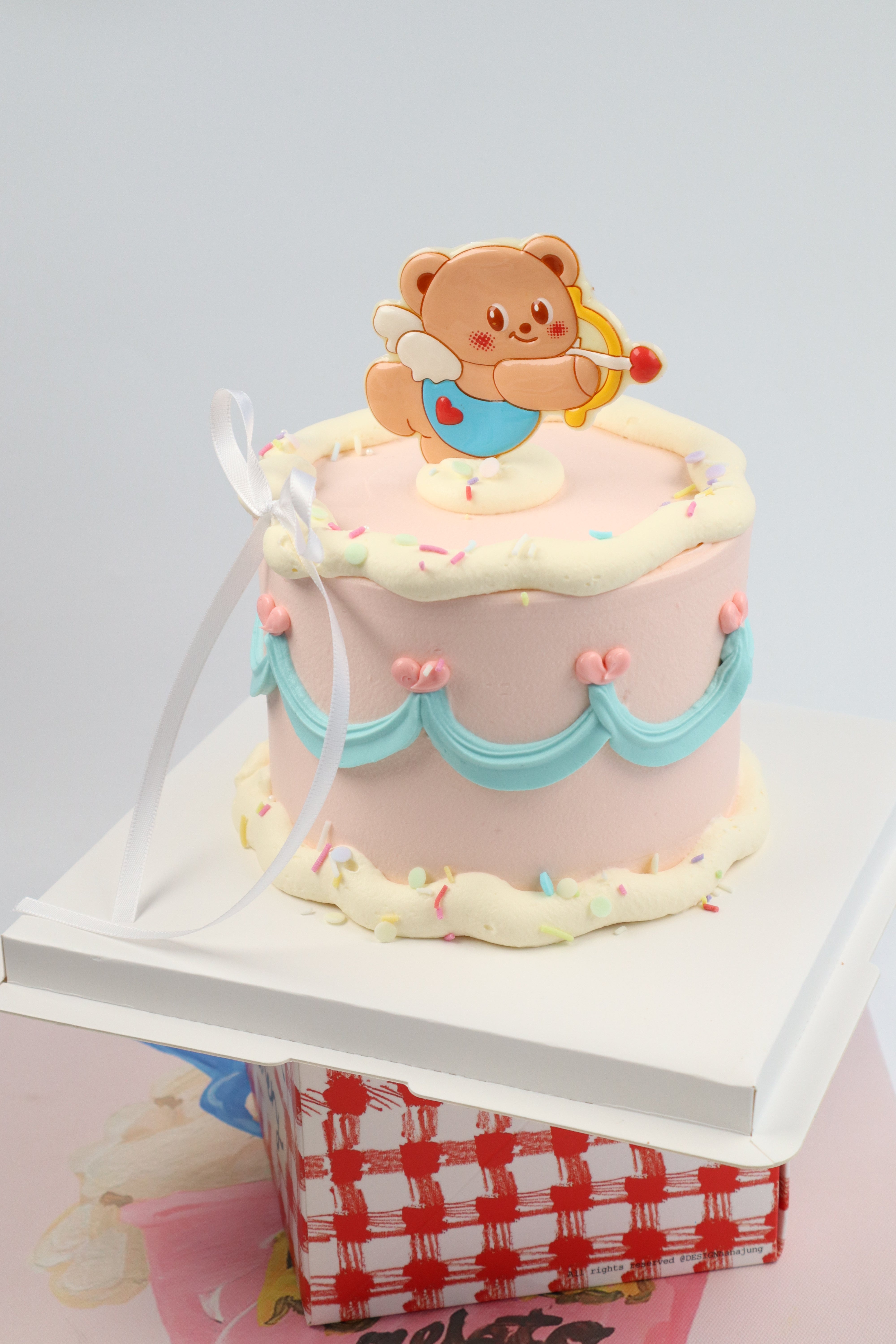 Bear Cupid Cake