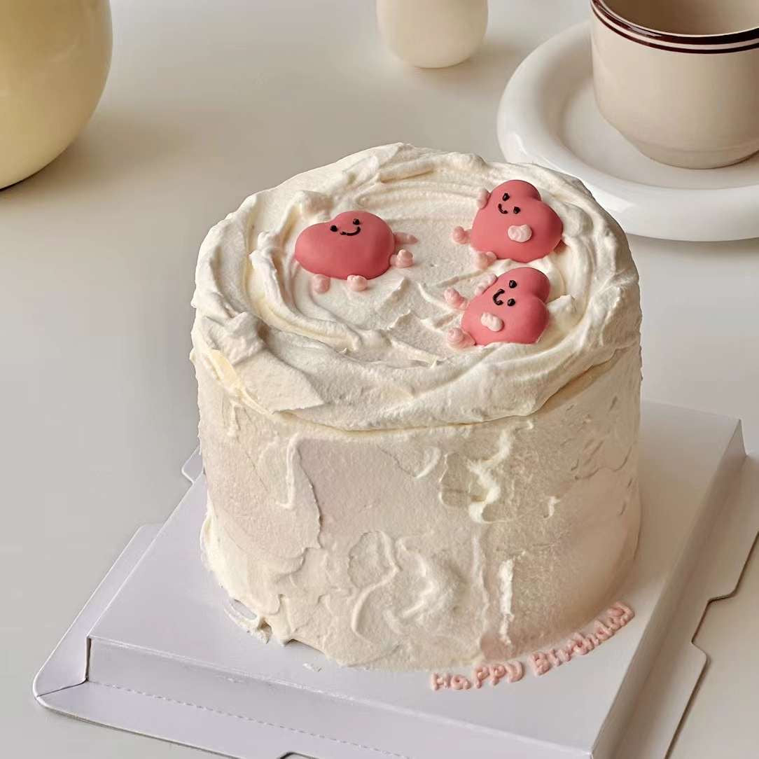 Heart Family Cake
