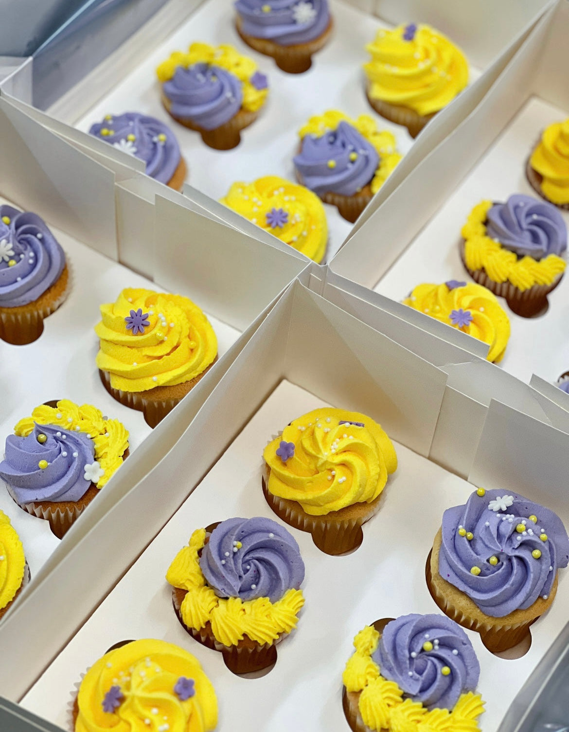 Rapunzel Cupcakes