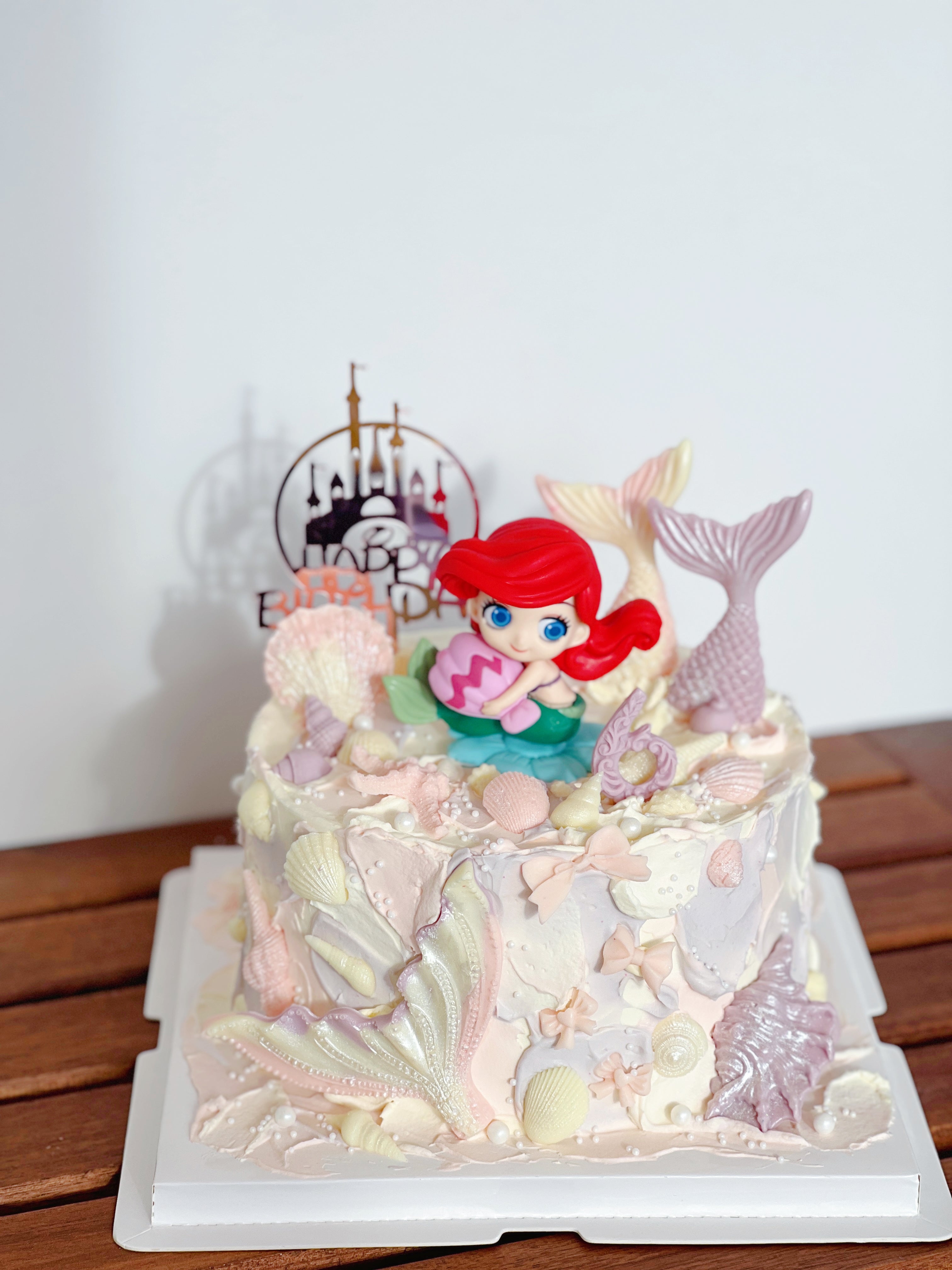 Ariel Little Mermaid Cake 3