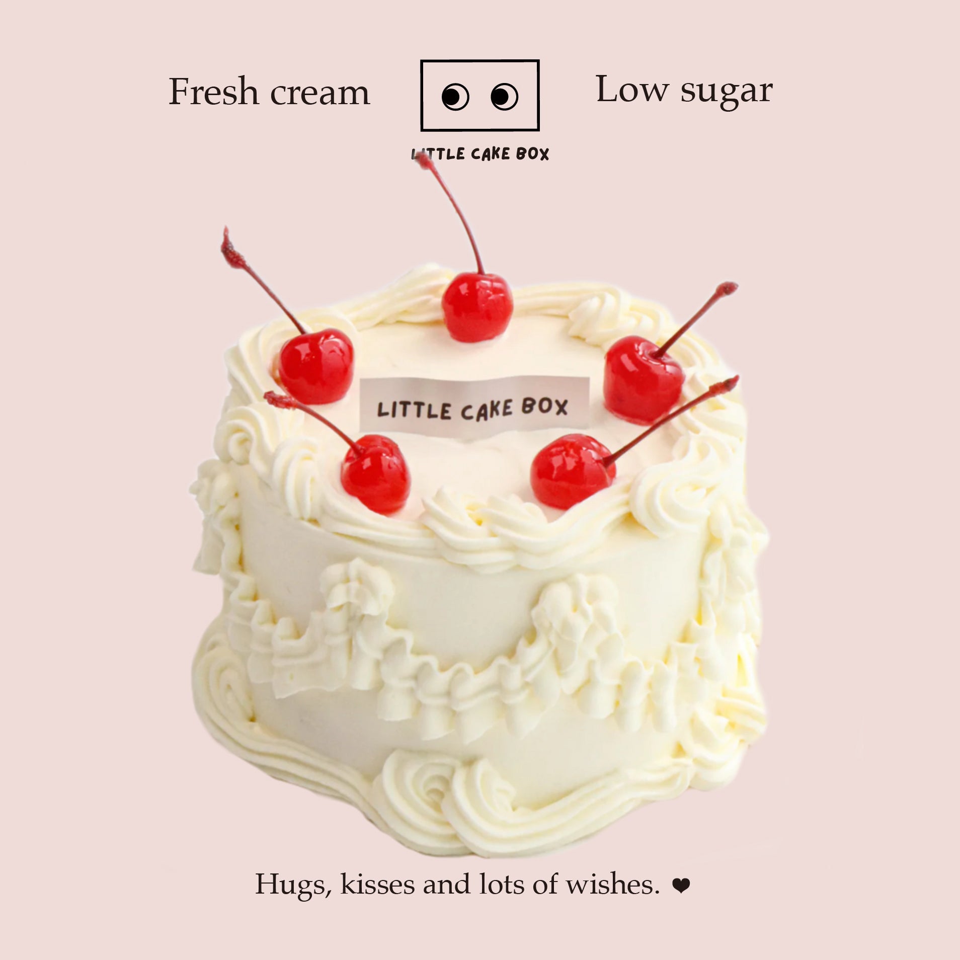 Vintage Strawberry Cake
