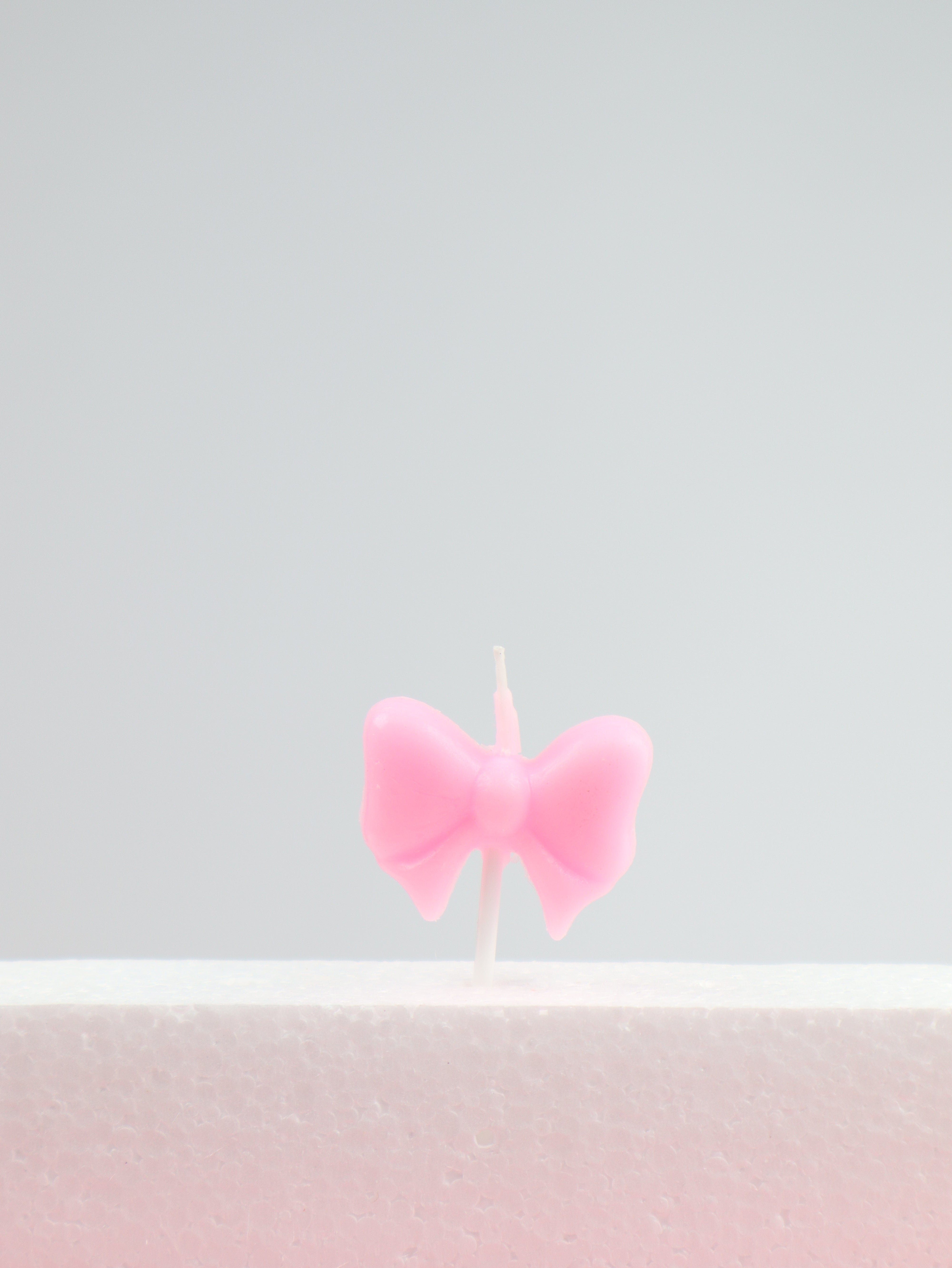Pink Ribbon Candle