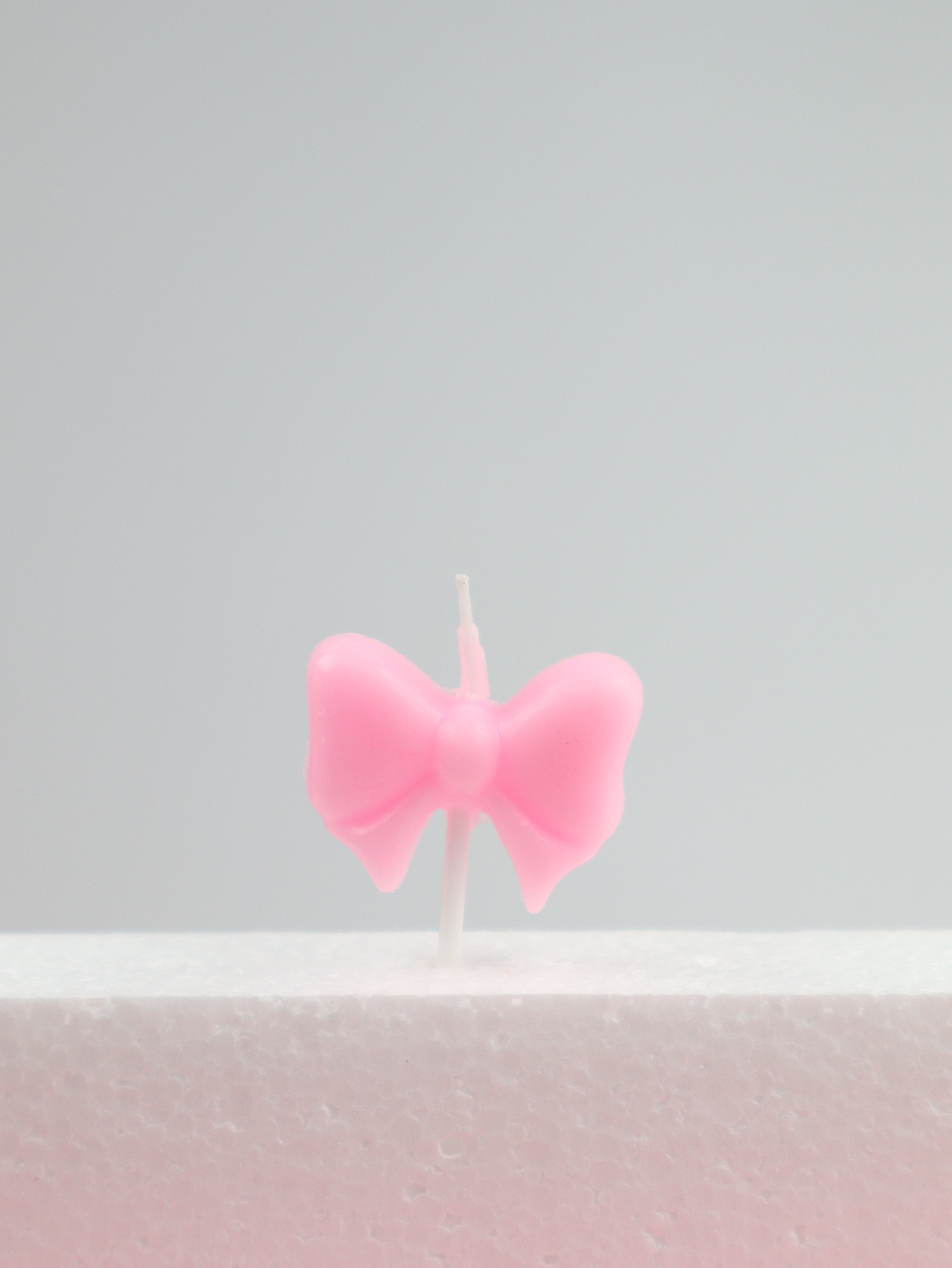 Pink Ribbon Candle