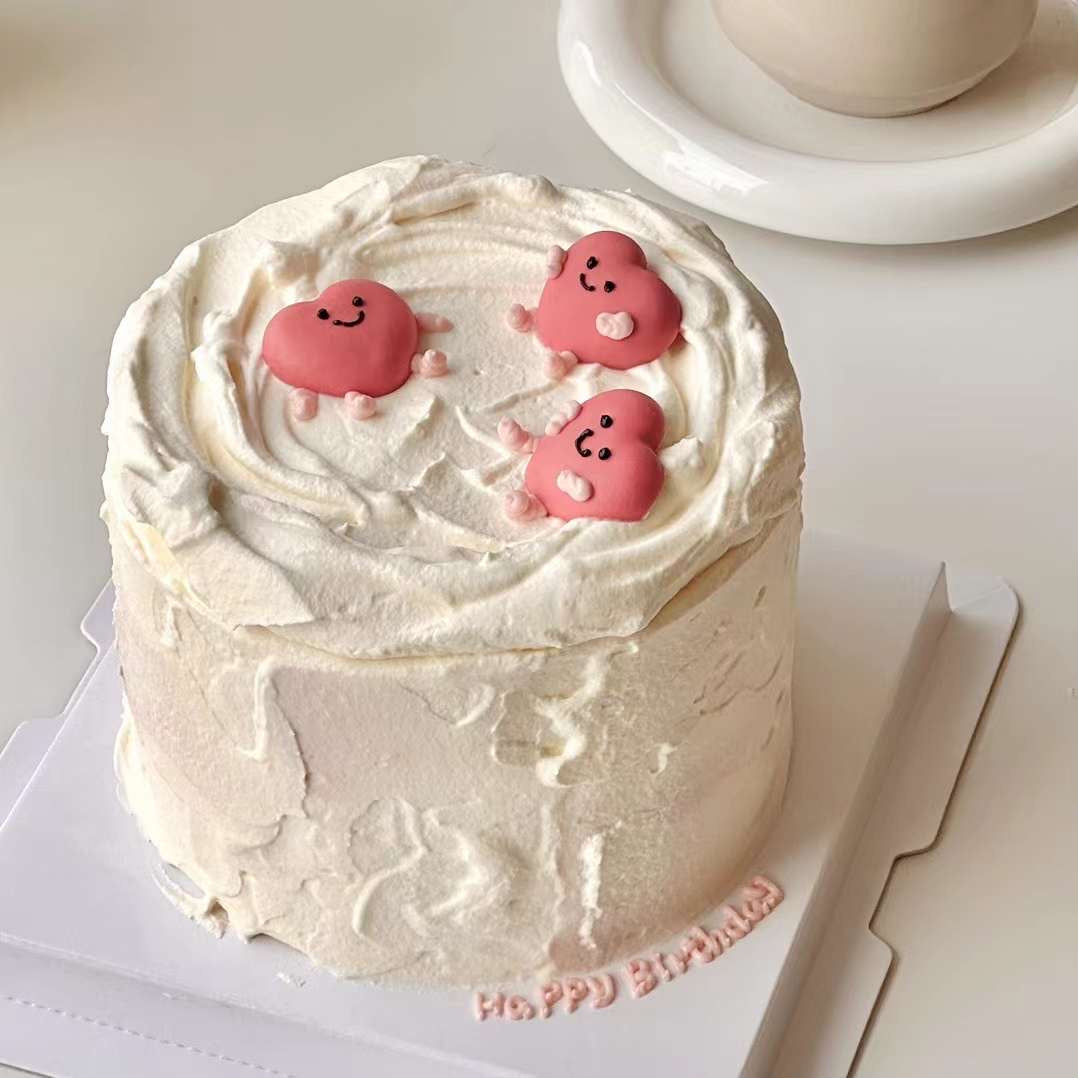 Heart Family Cake