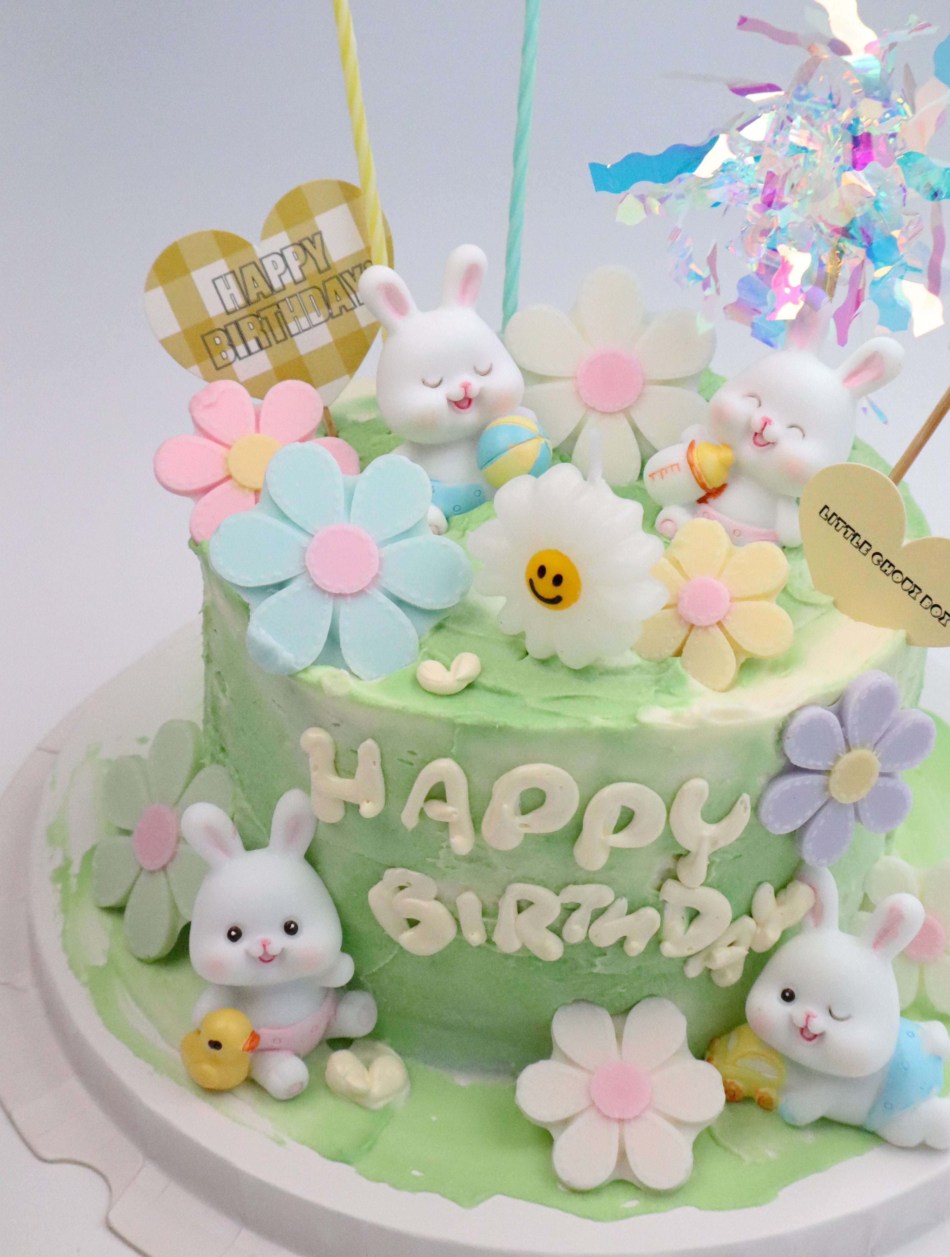 Colourful Bunnies Cake