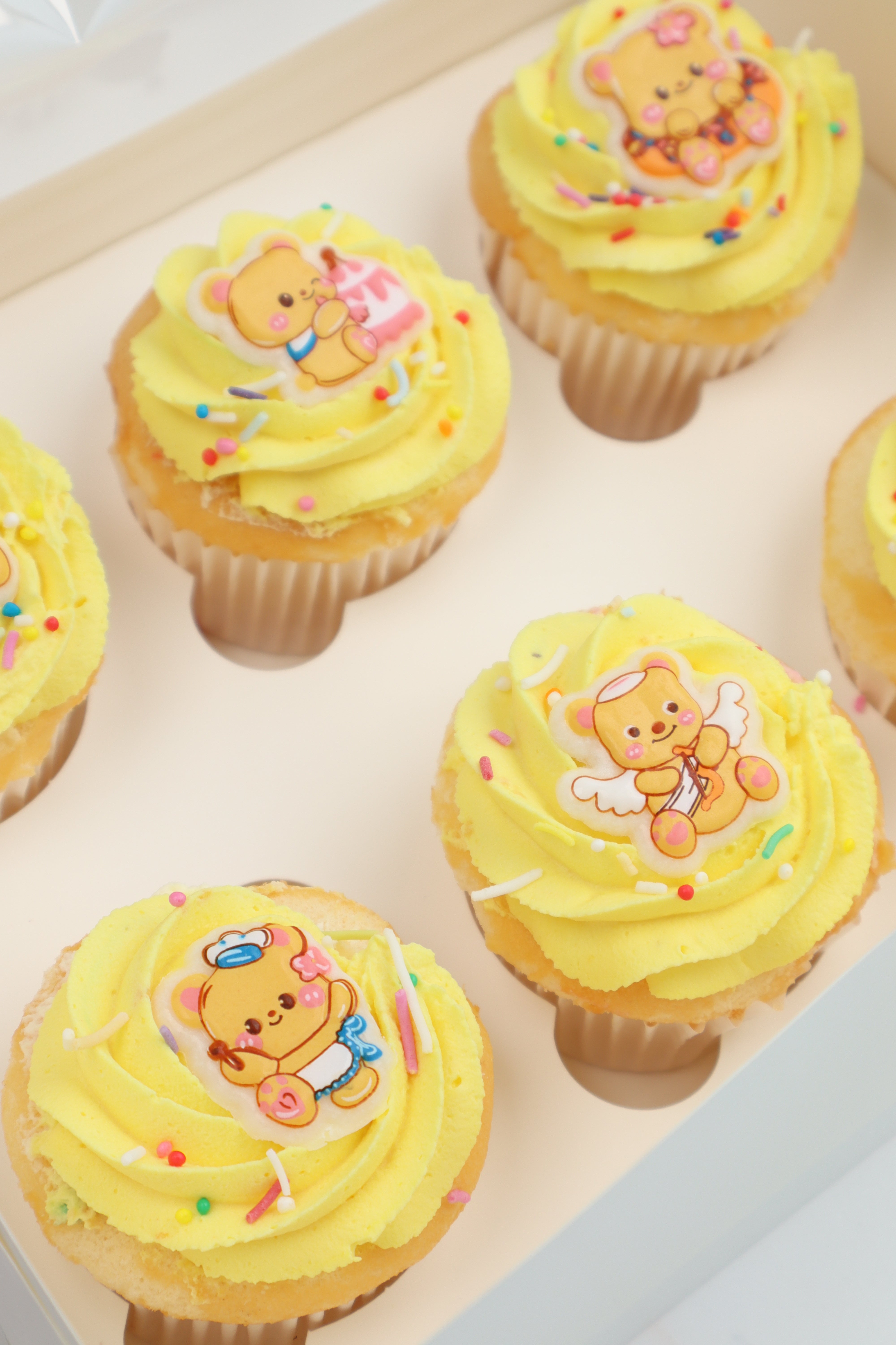 Butter Bear Cupcakes