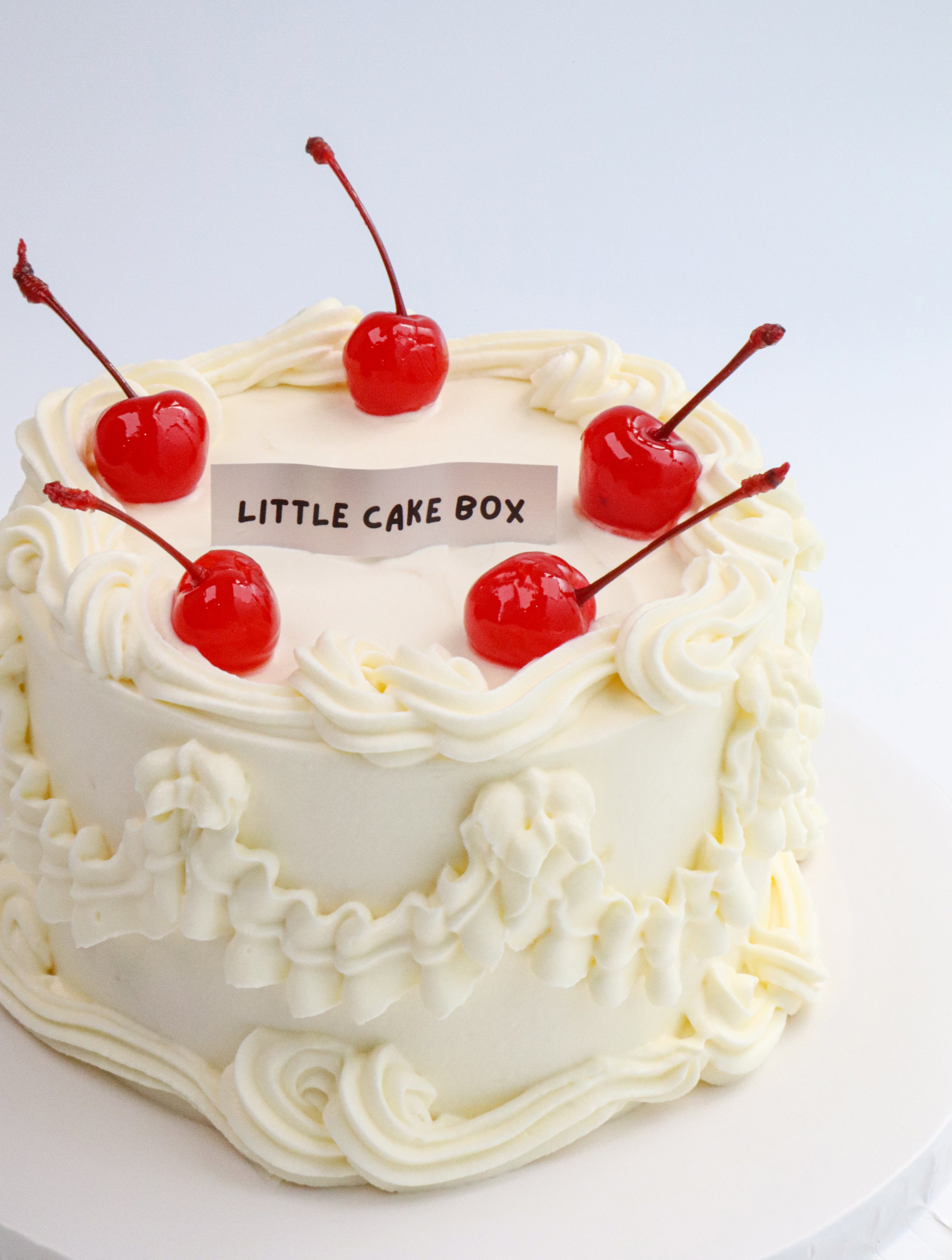 Vintage Strawberry Cake
