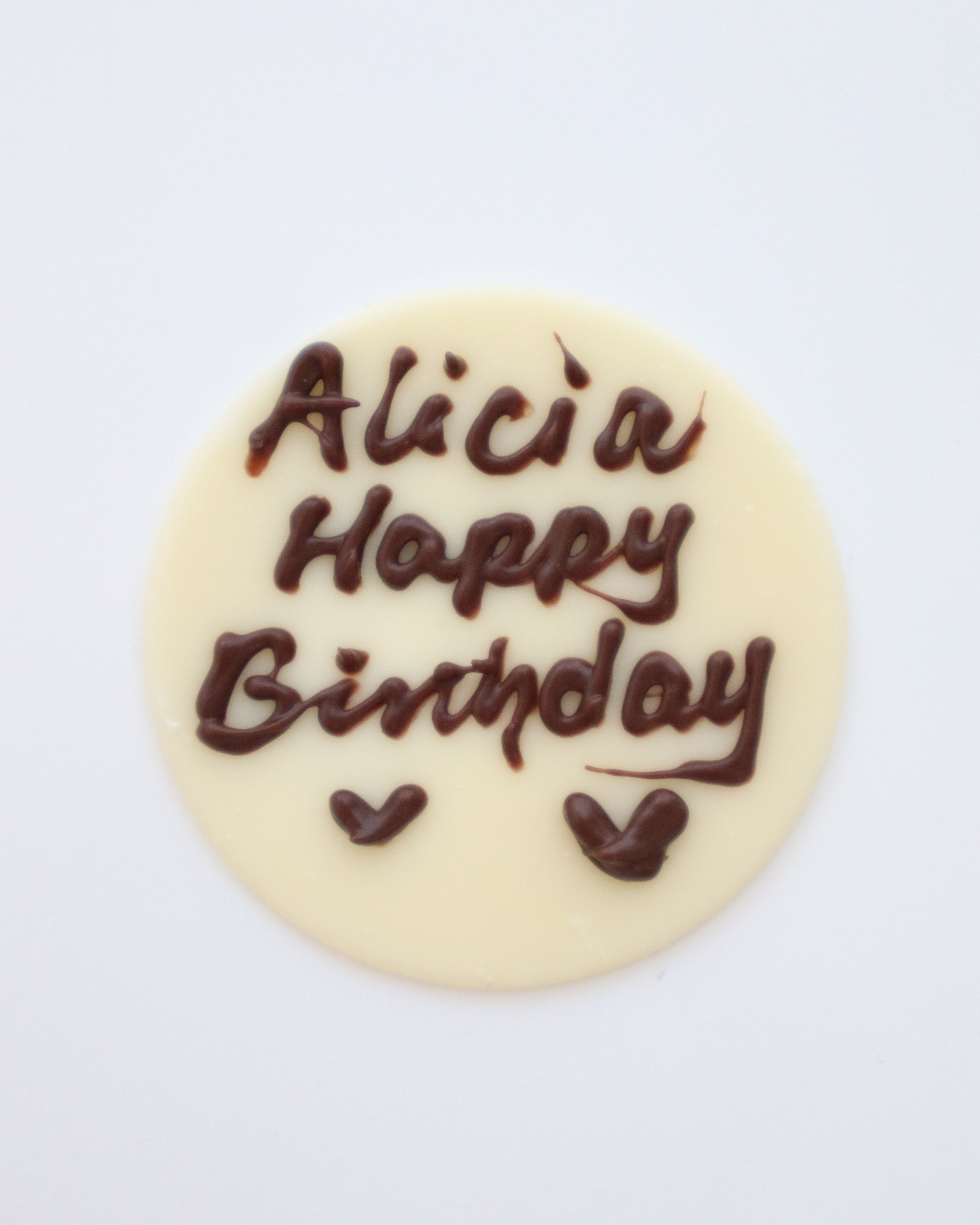 Chocolate plaque