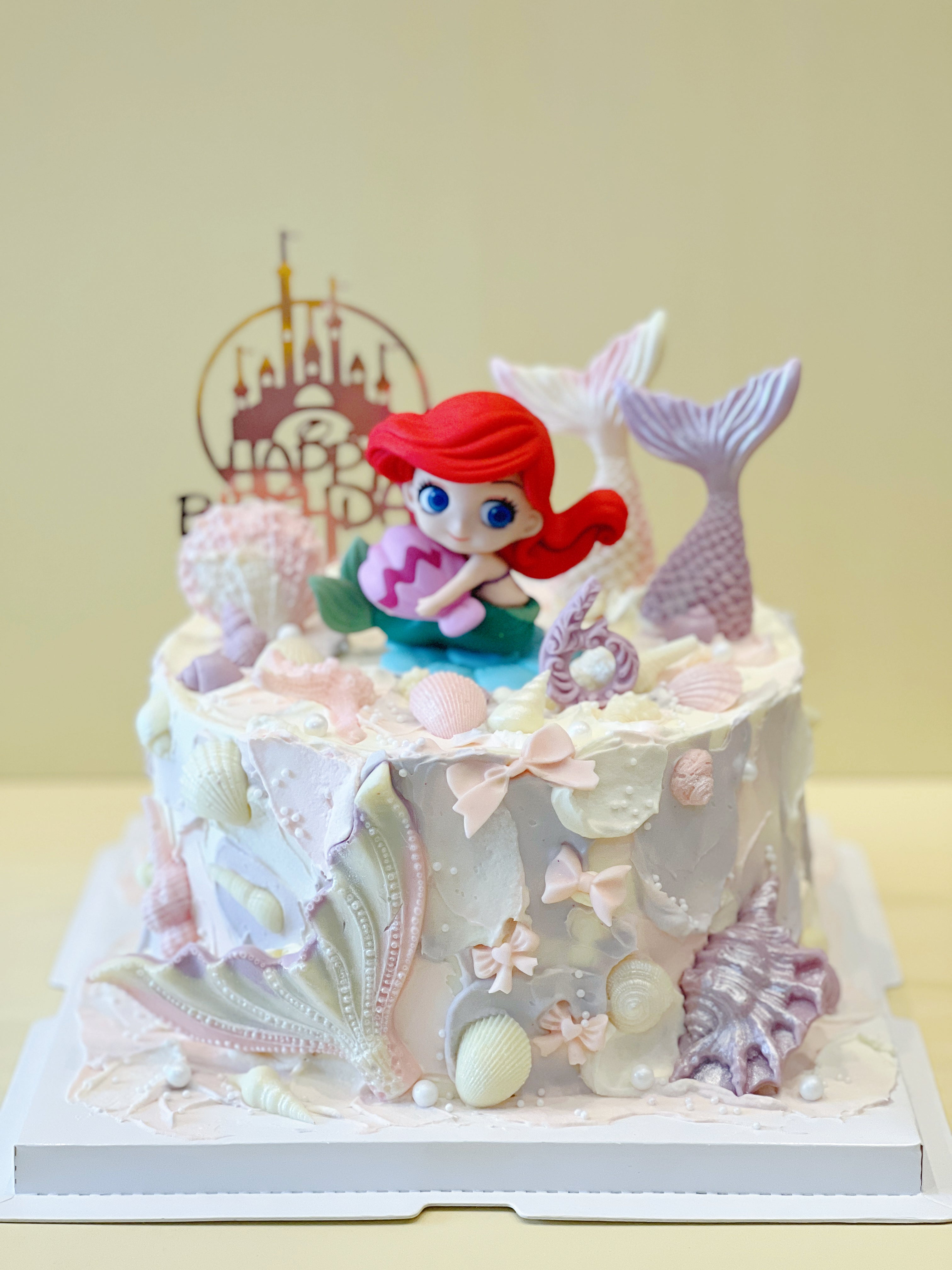 Ariel Little Mermaid Cake 3