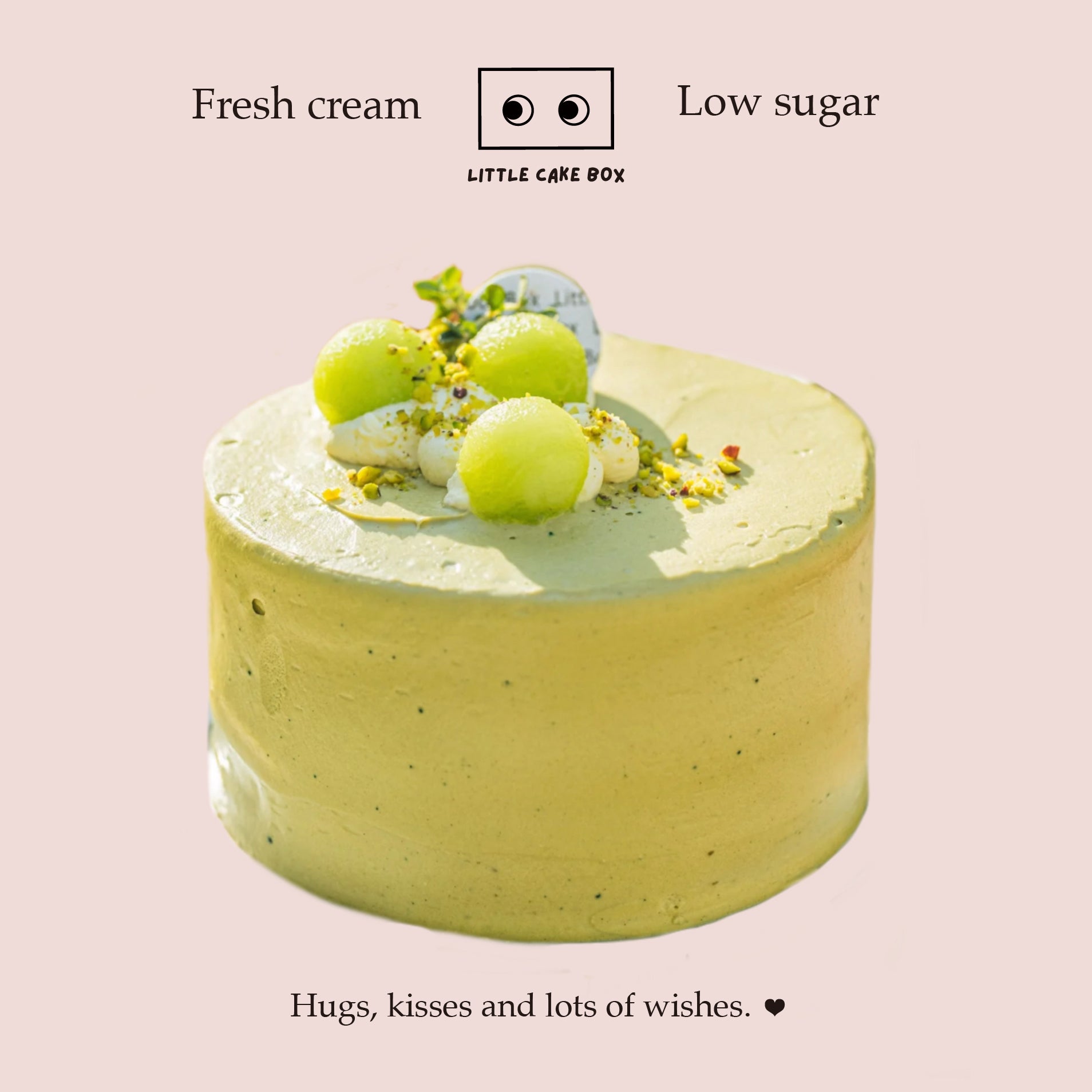 Pistachio Honeydew Cake