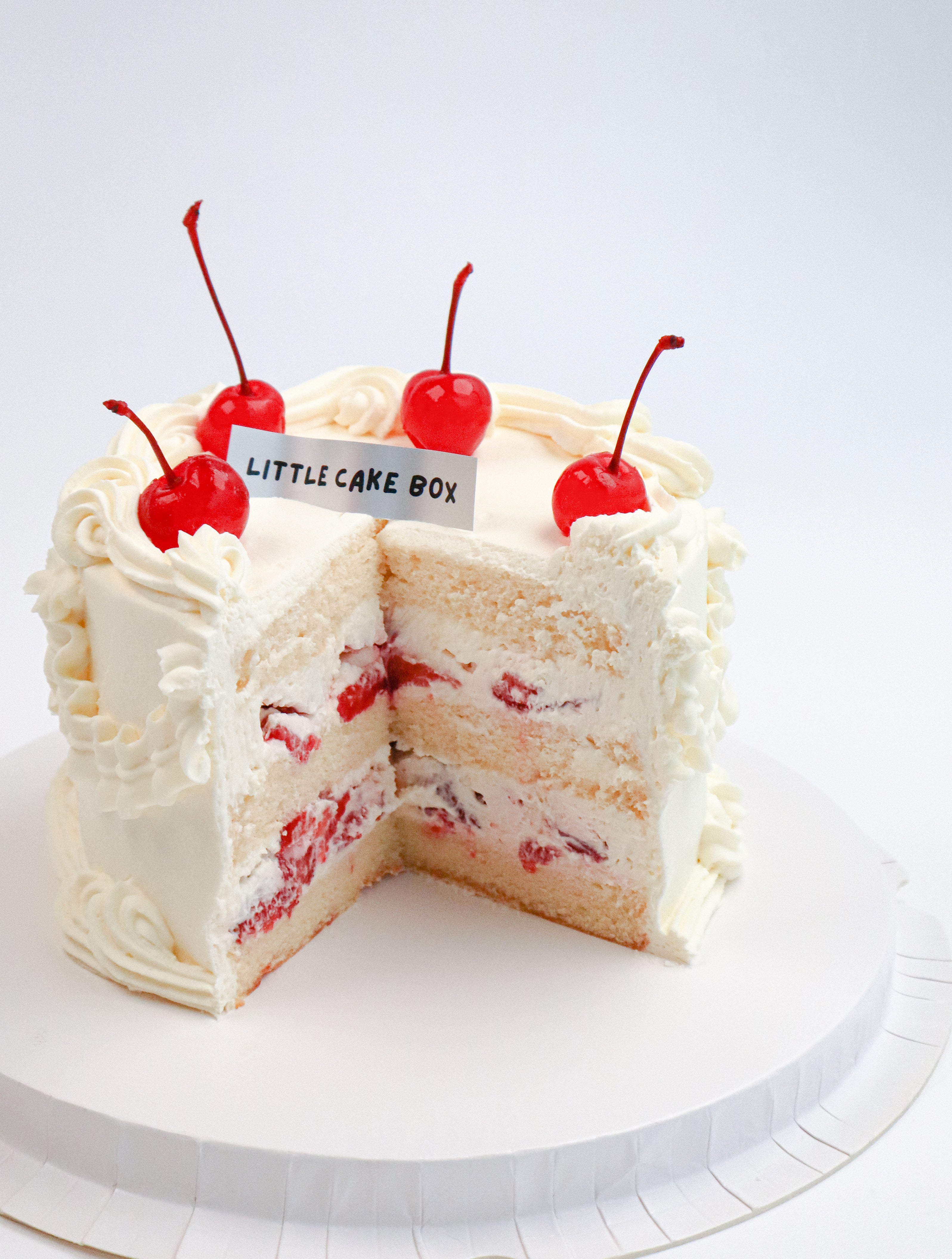 Vintage Strawberry Cake