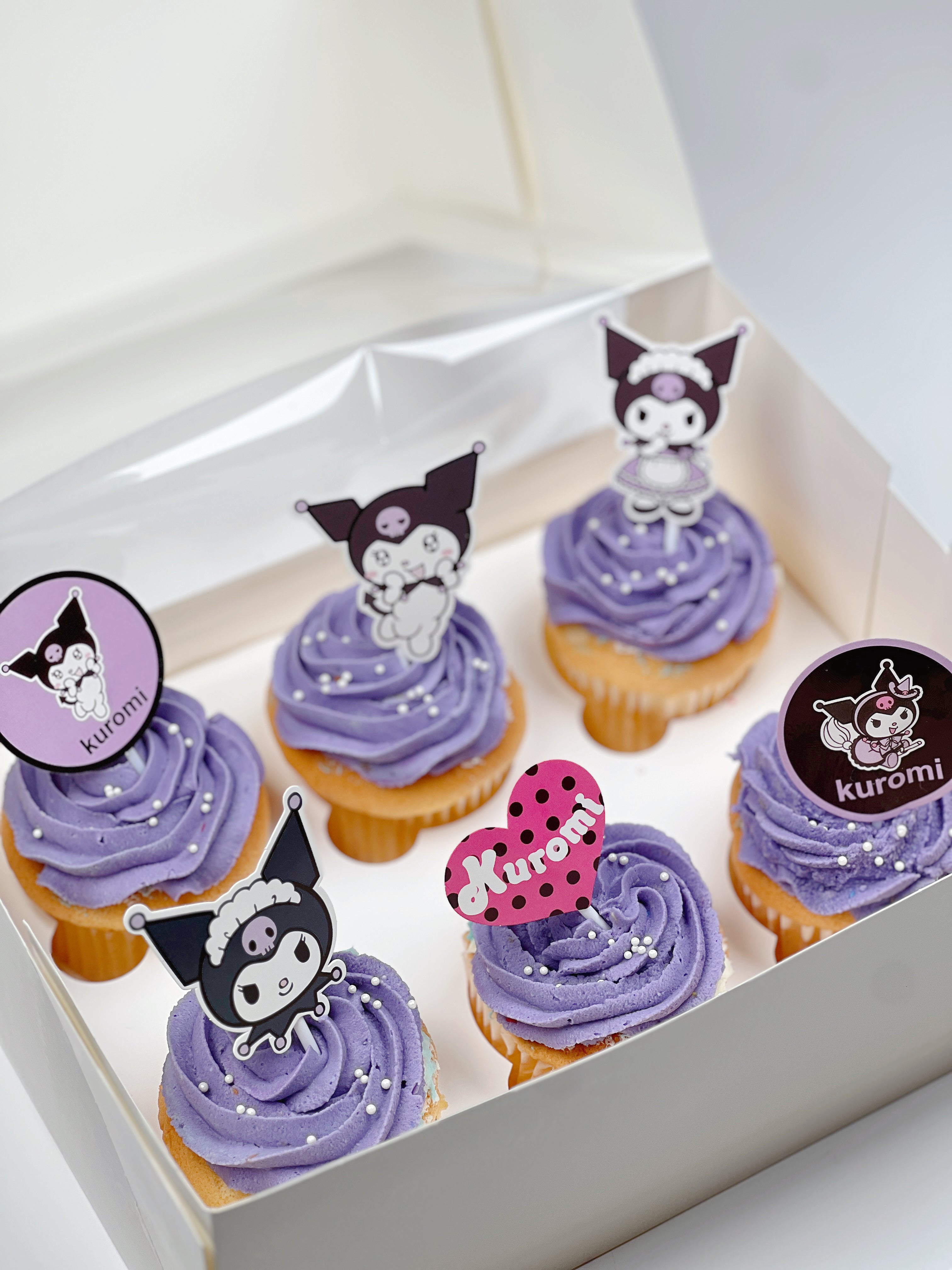 Sanrio Kuromi Cupcakes