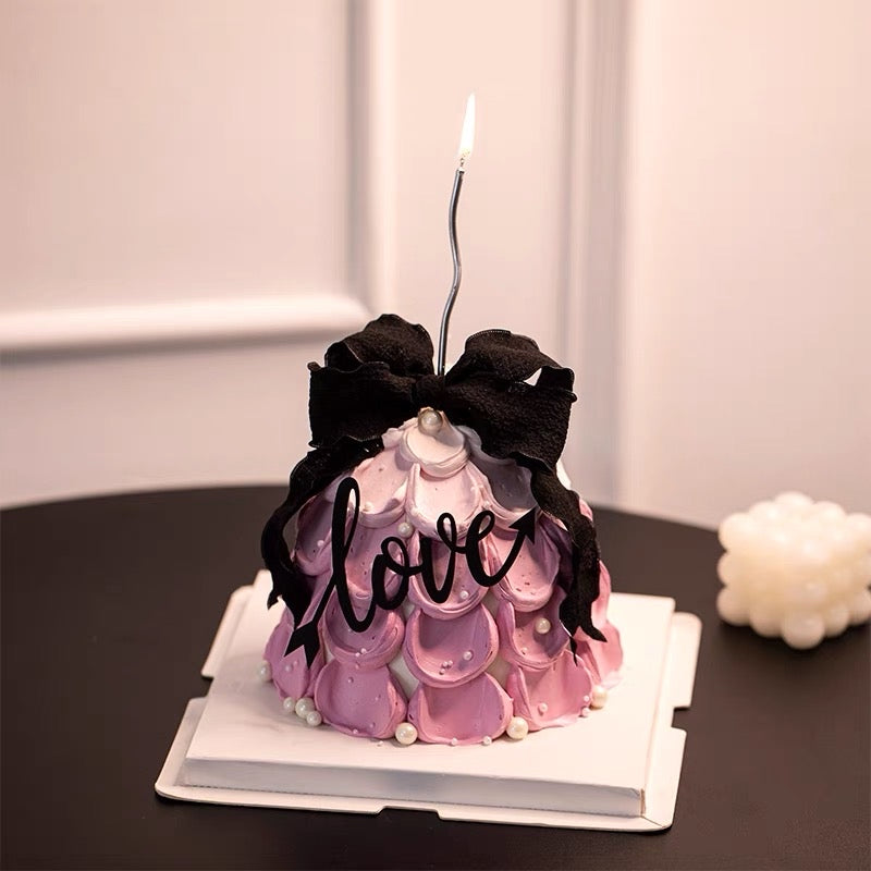 Wishing Tree Black/Pink Cake
