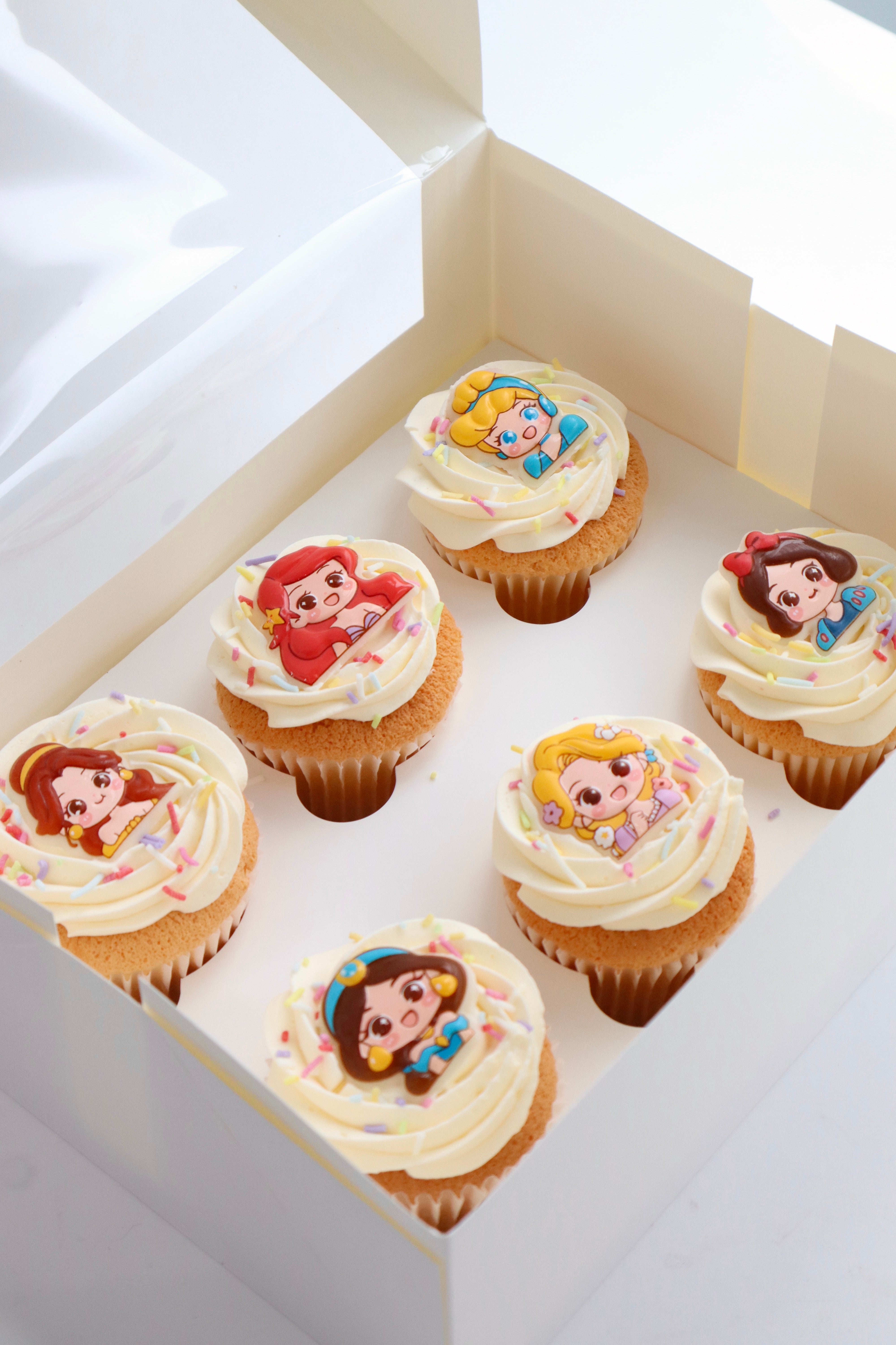 Disney Princesses Cupcakes