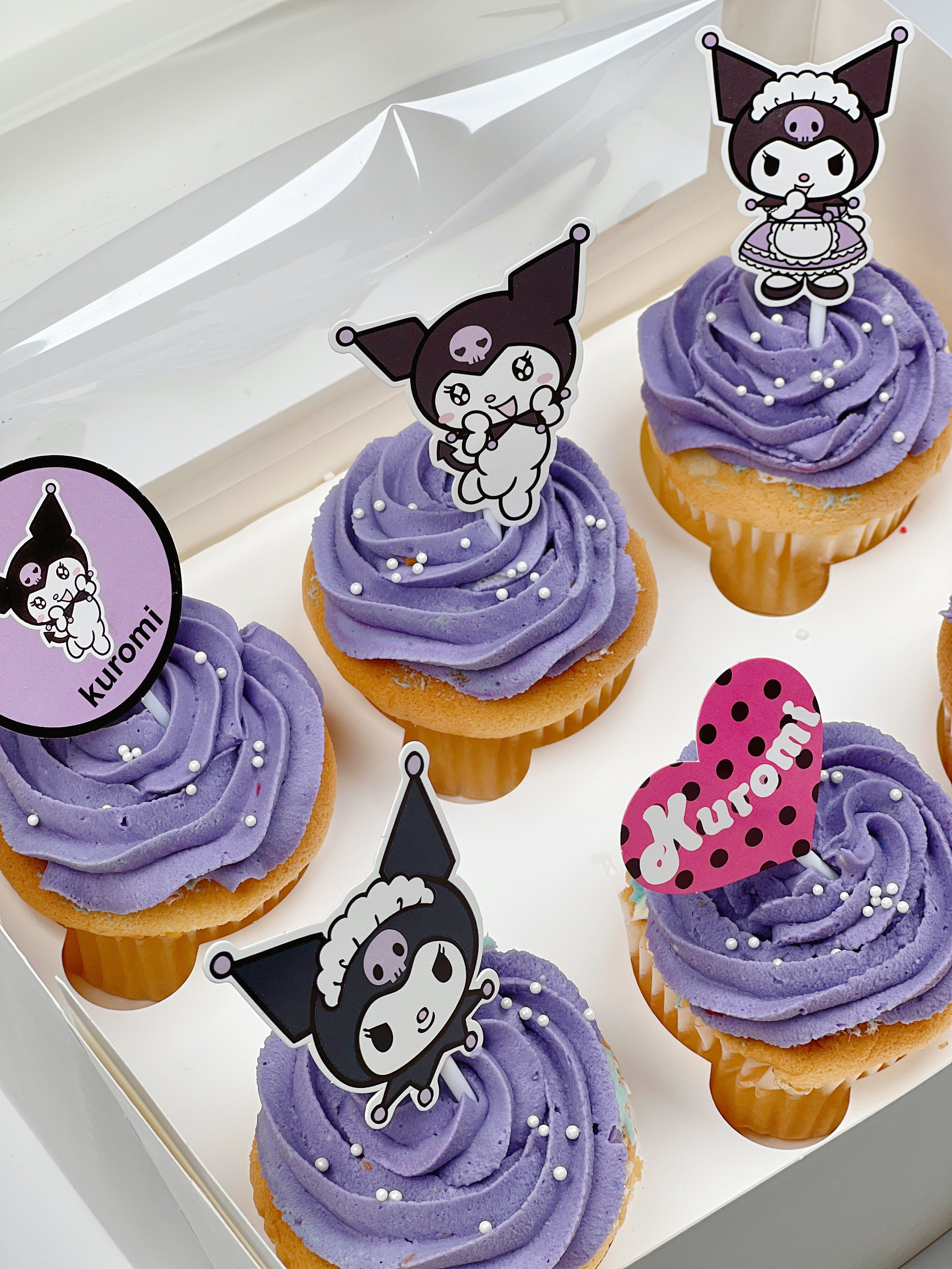 Sanrio Kuromi Cupcakes