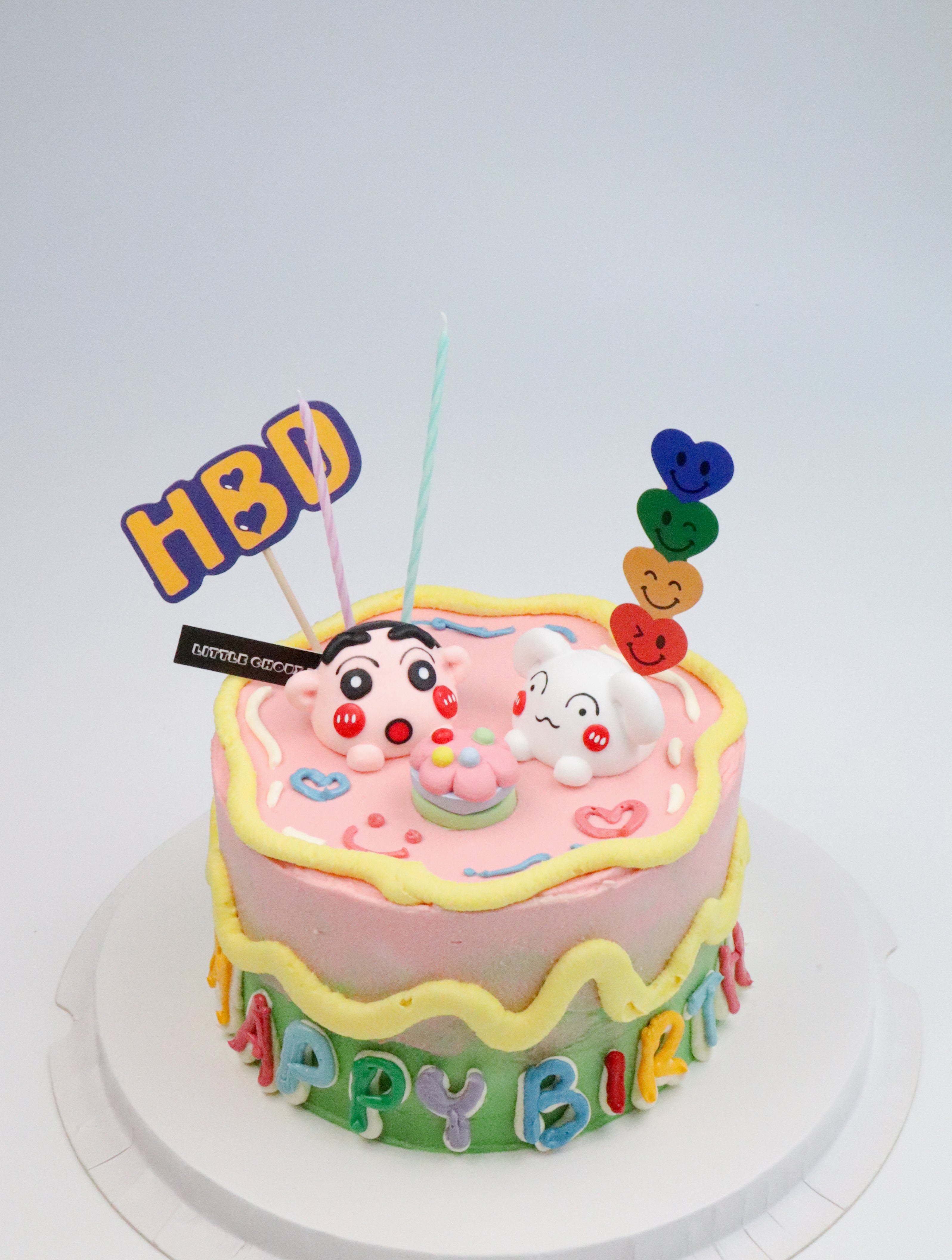 Colourful Crayon Shin-chan Cake