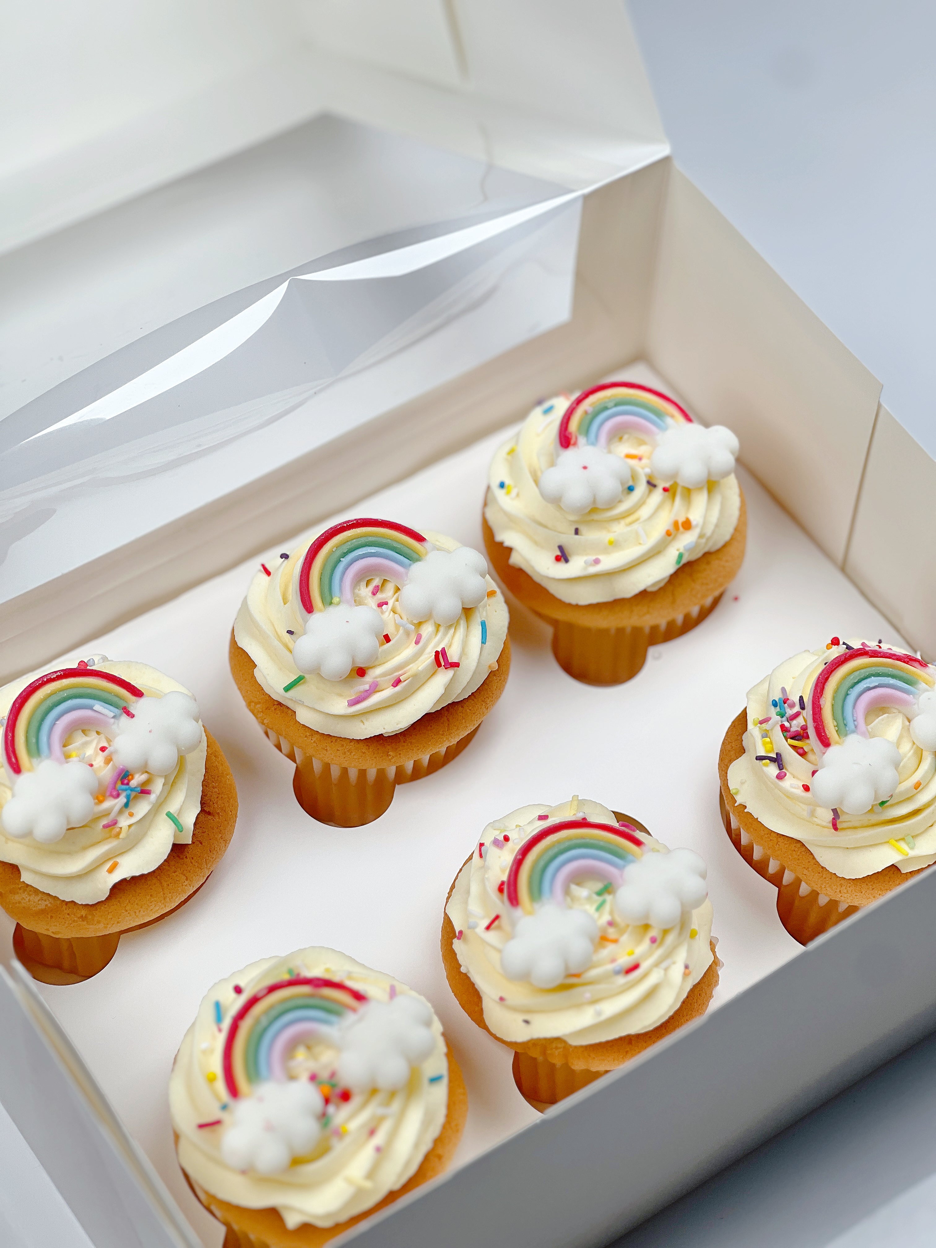 Rainbow Cupcakes