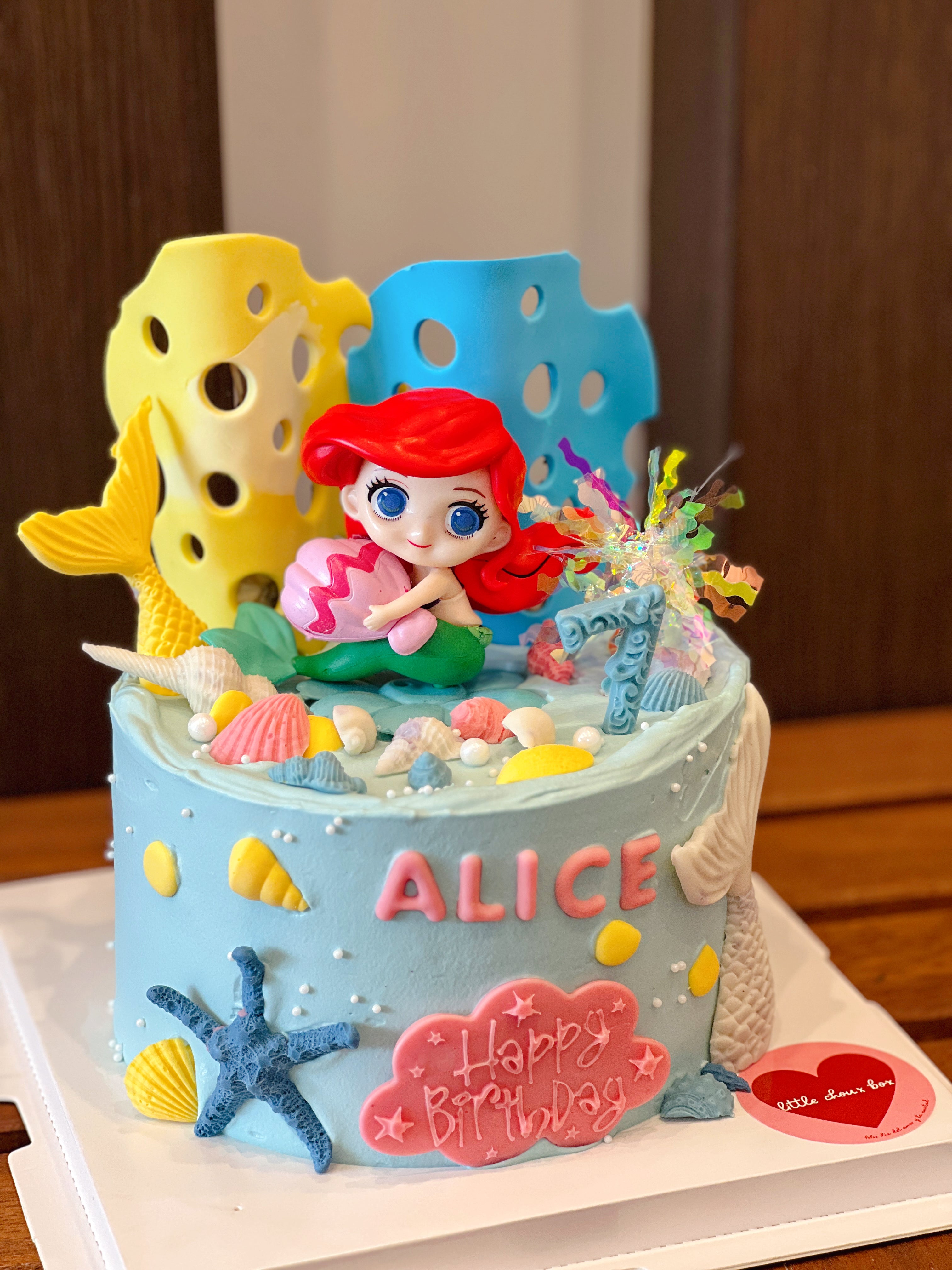Ariel Little Mermaid Cake 1