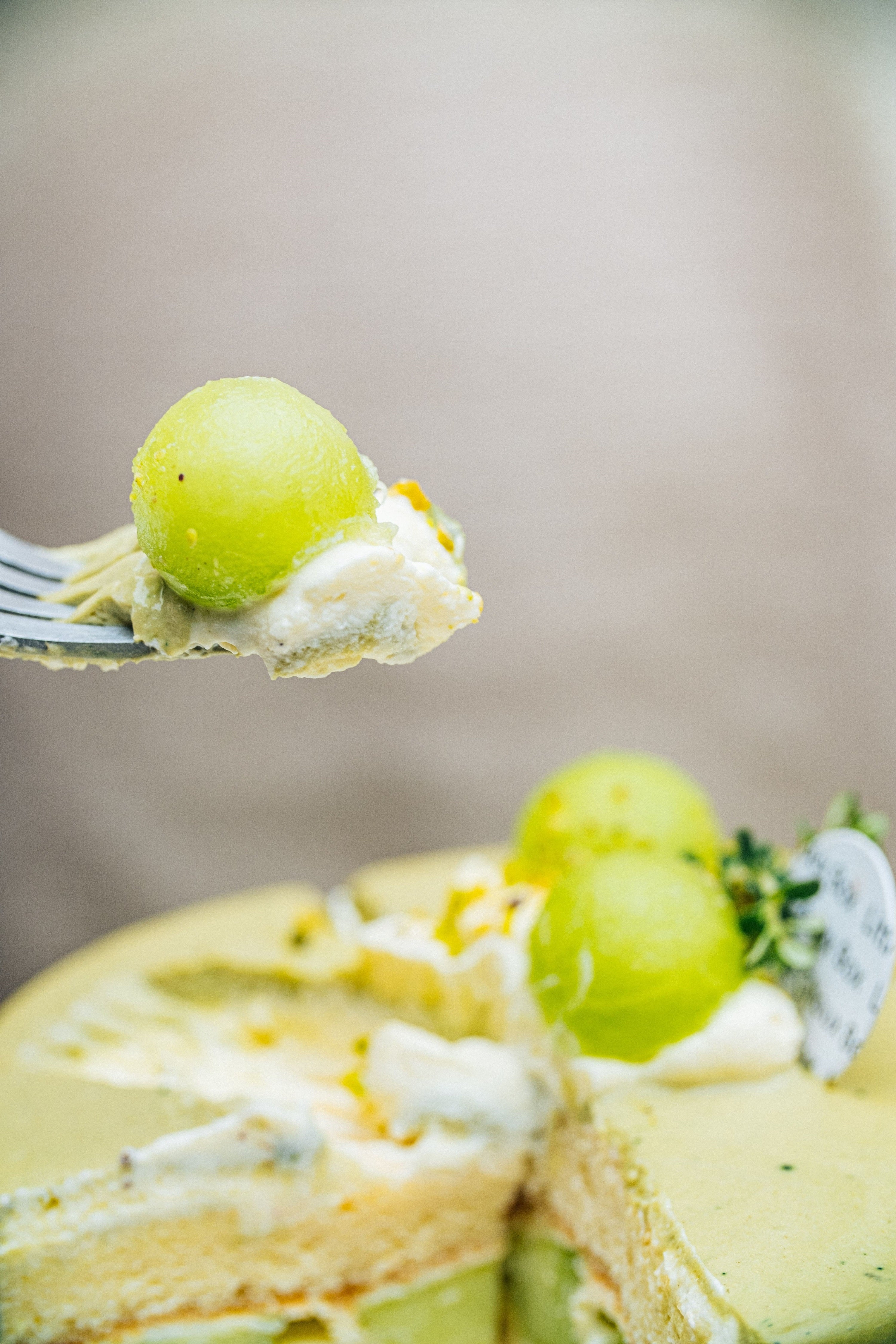 Pistachio Honeydew Cake