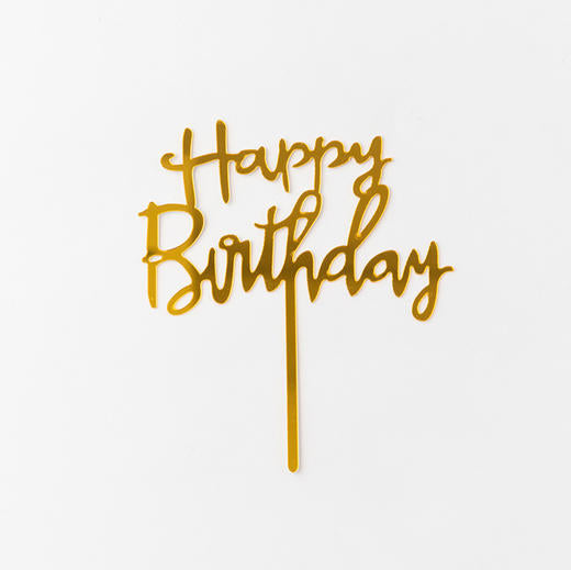Happy Birthday topper