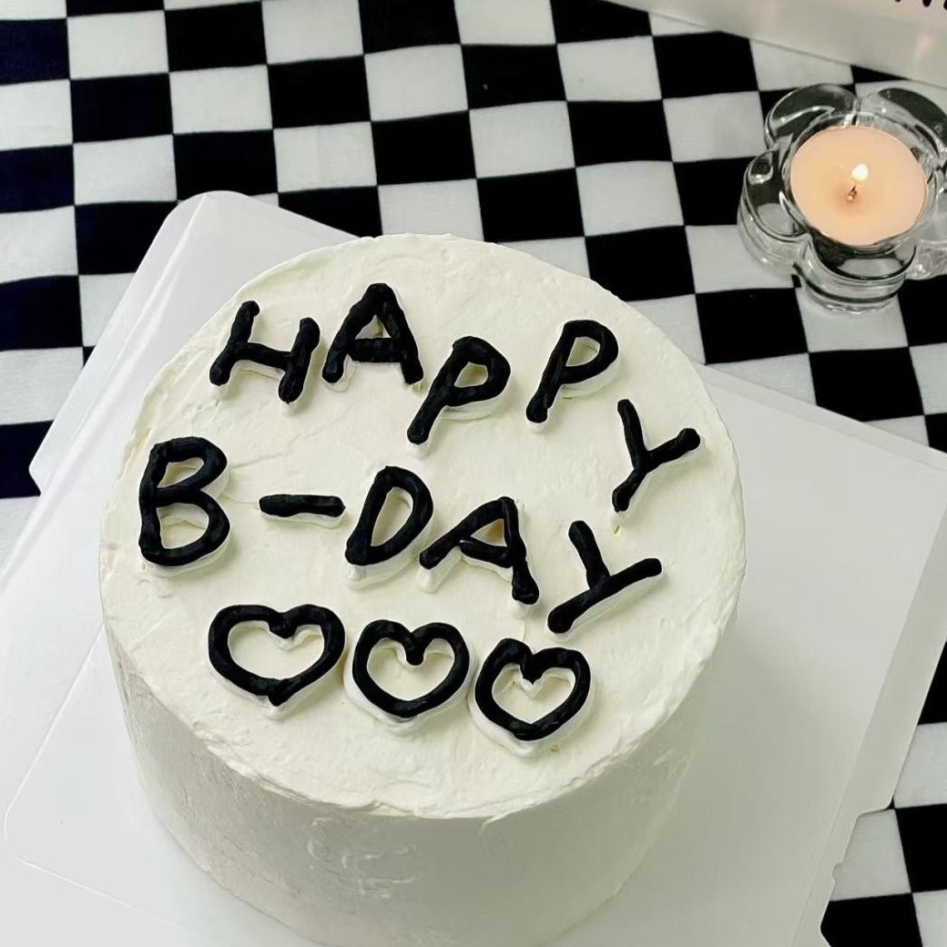 HBD Letter Cake