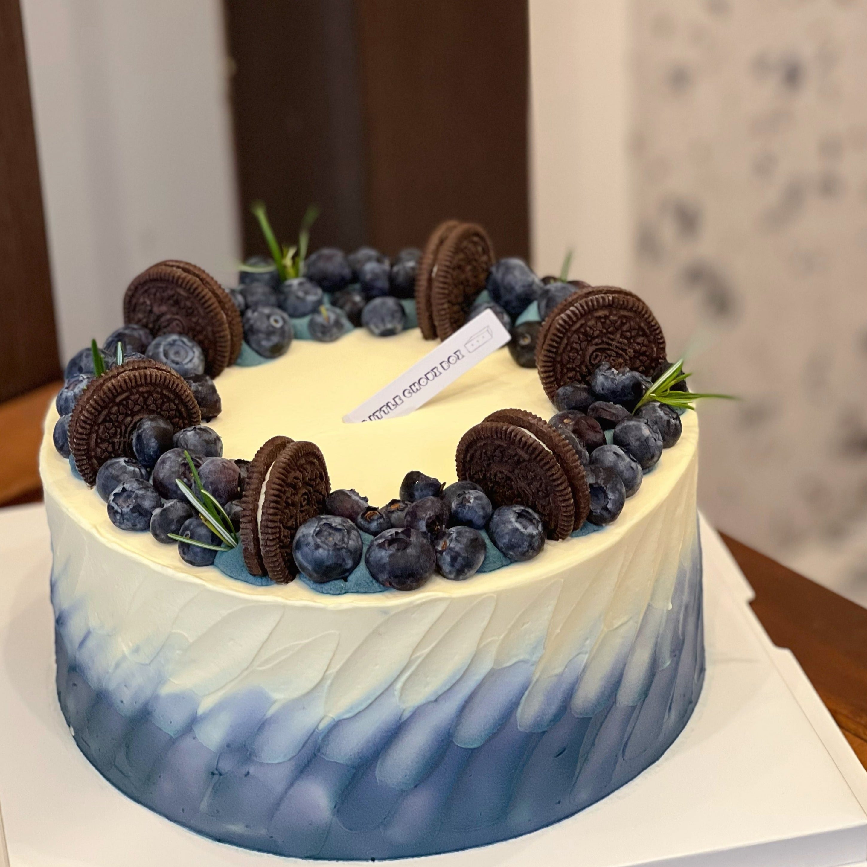 Blueberry Oreo Cake