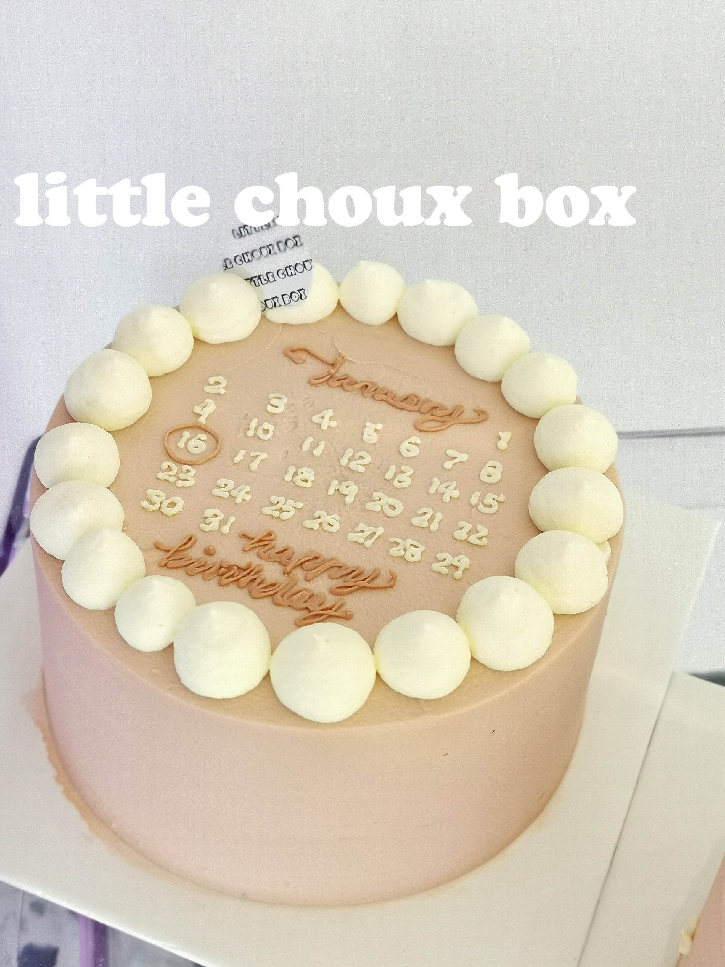 Calendar Cake
