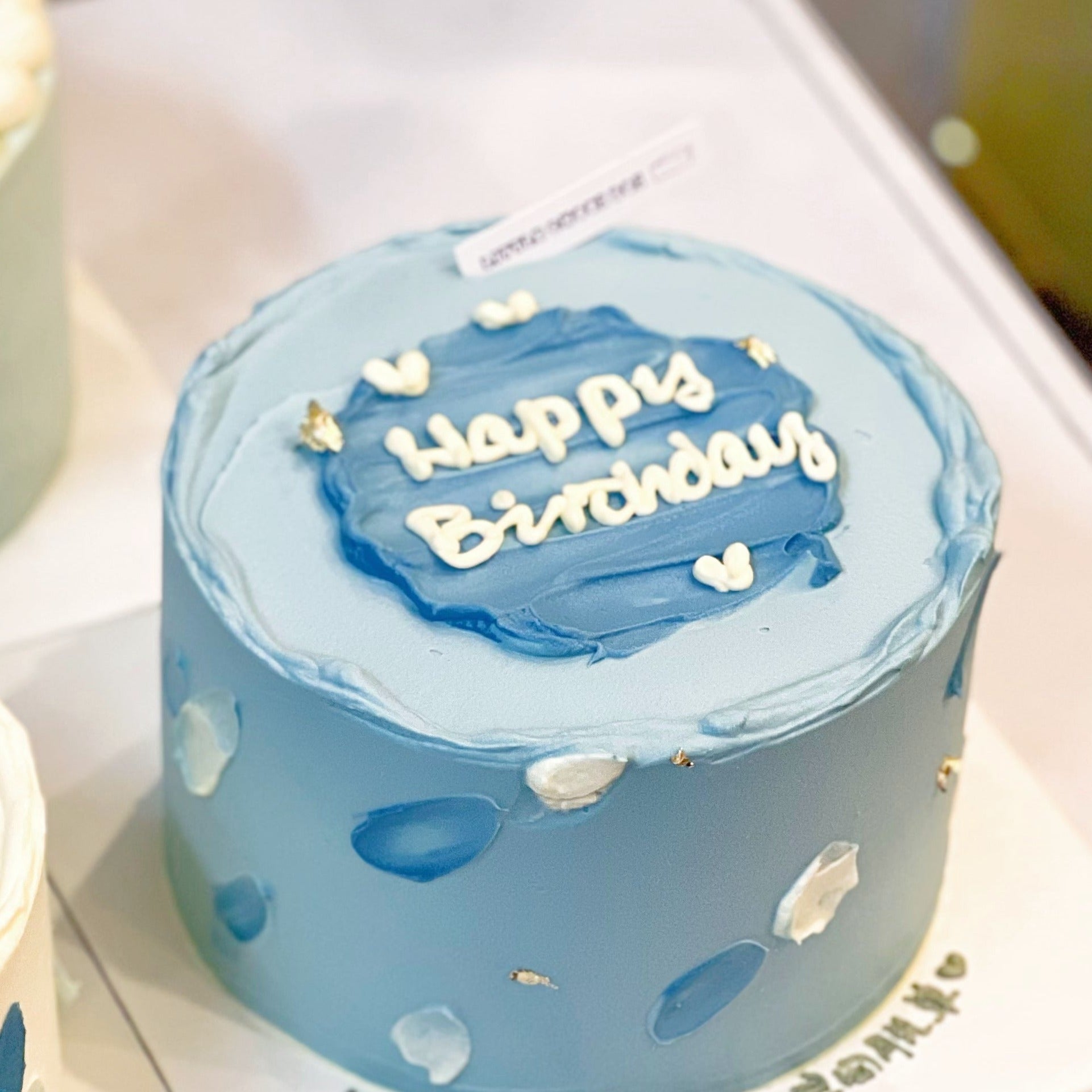 Blue White Cake