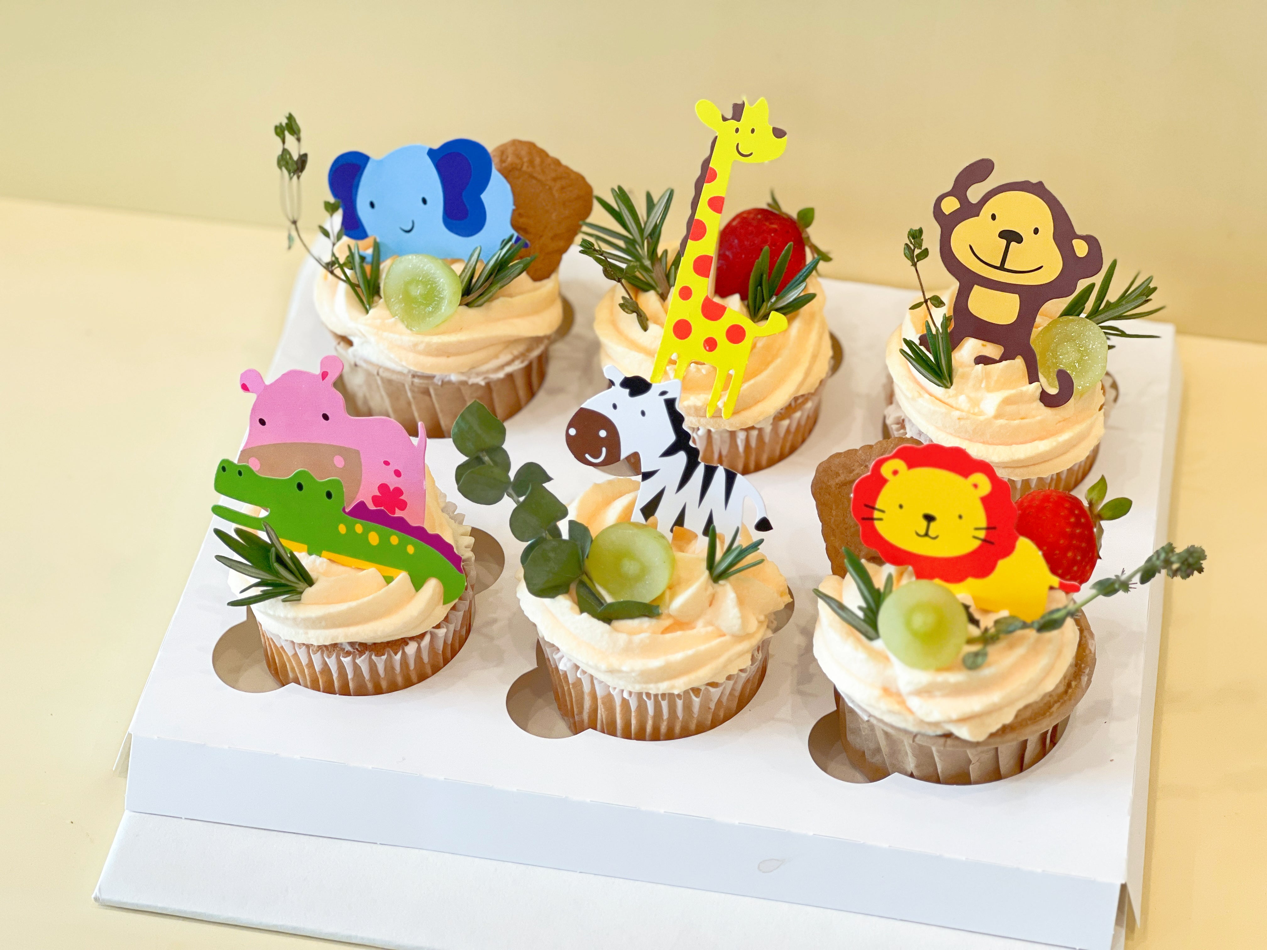 Jungle Friends Cupcake