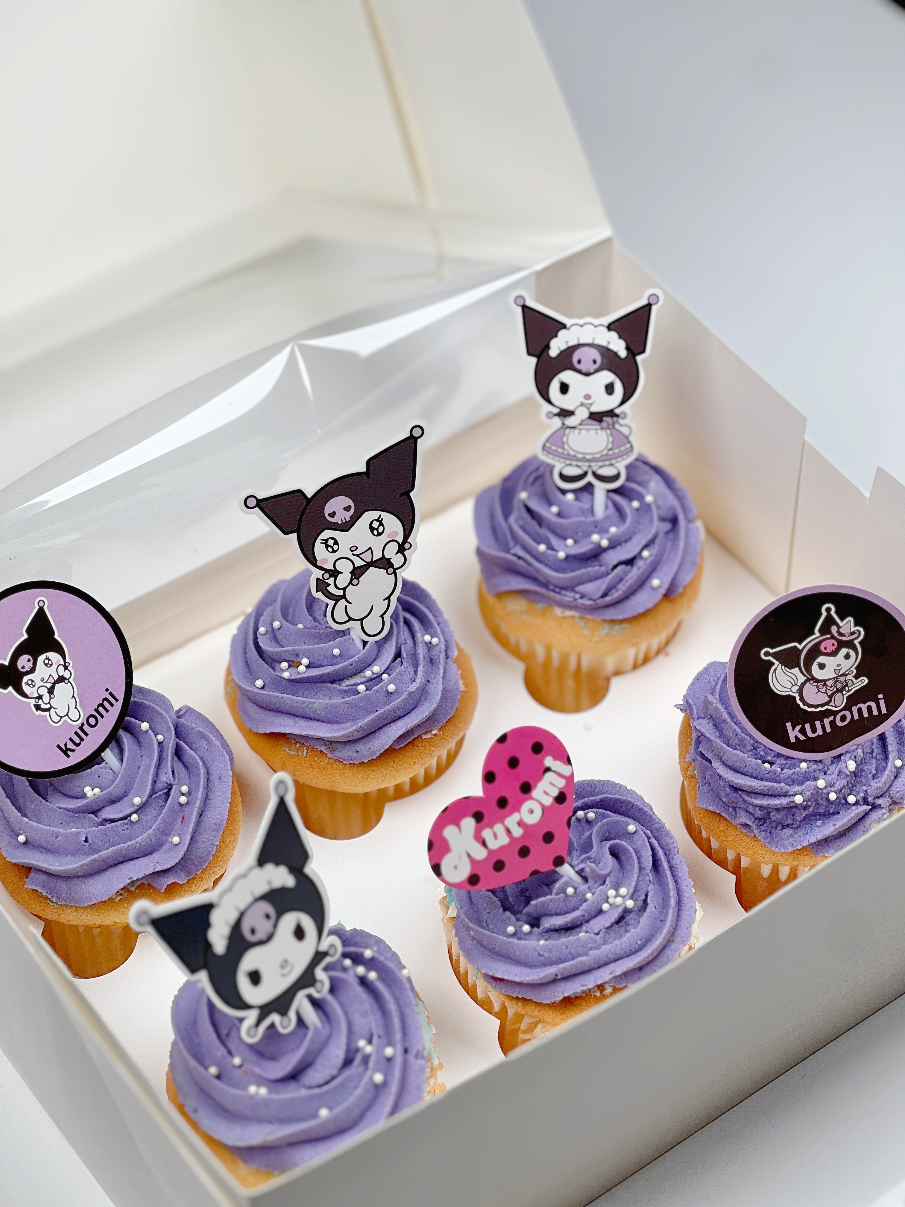 Sanrio Kuromi Cupcakes