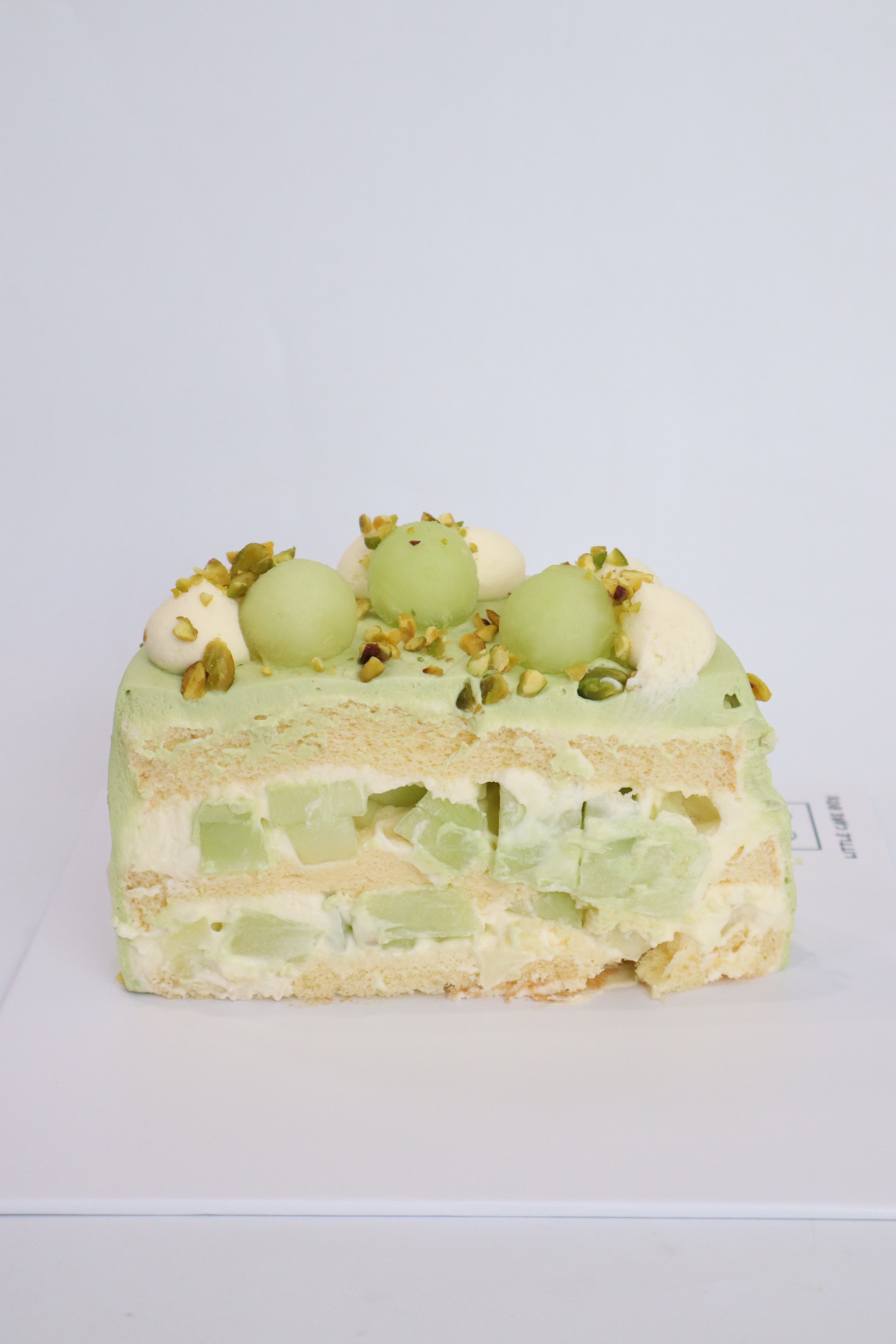 Pistachio Honeydew Cake