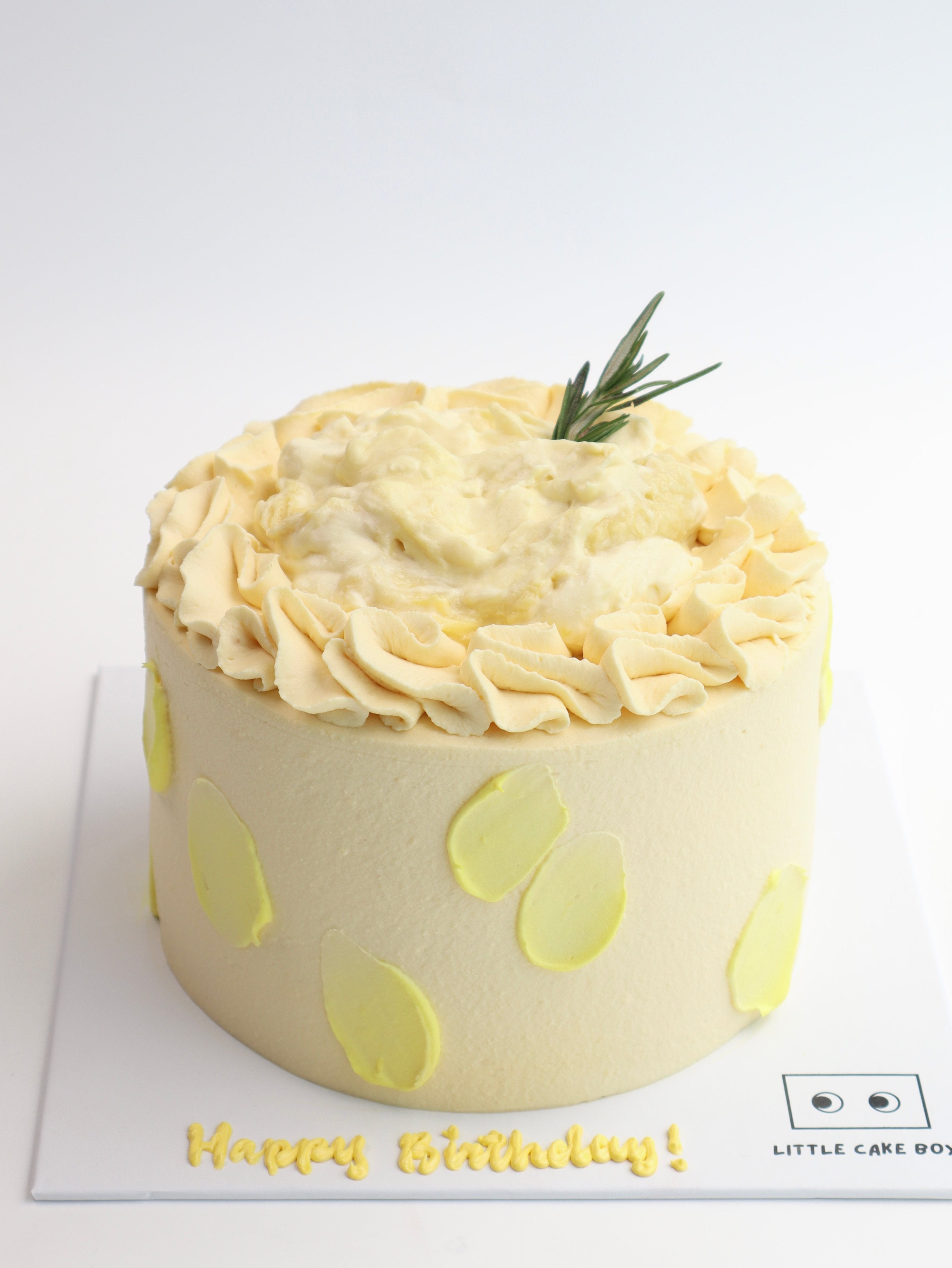 Triple Durian Cake