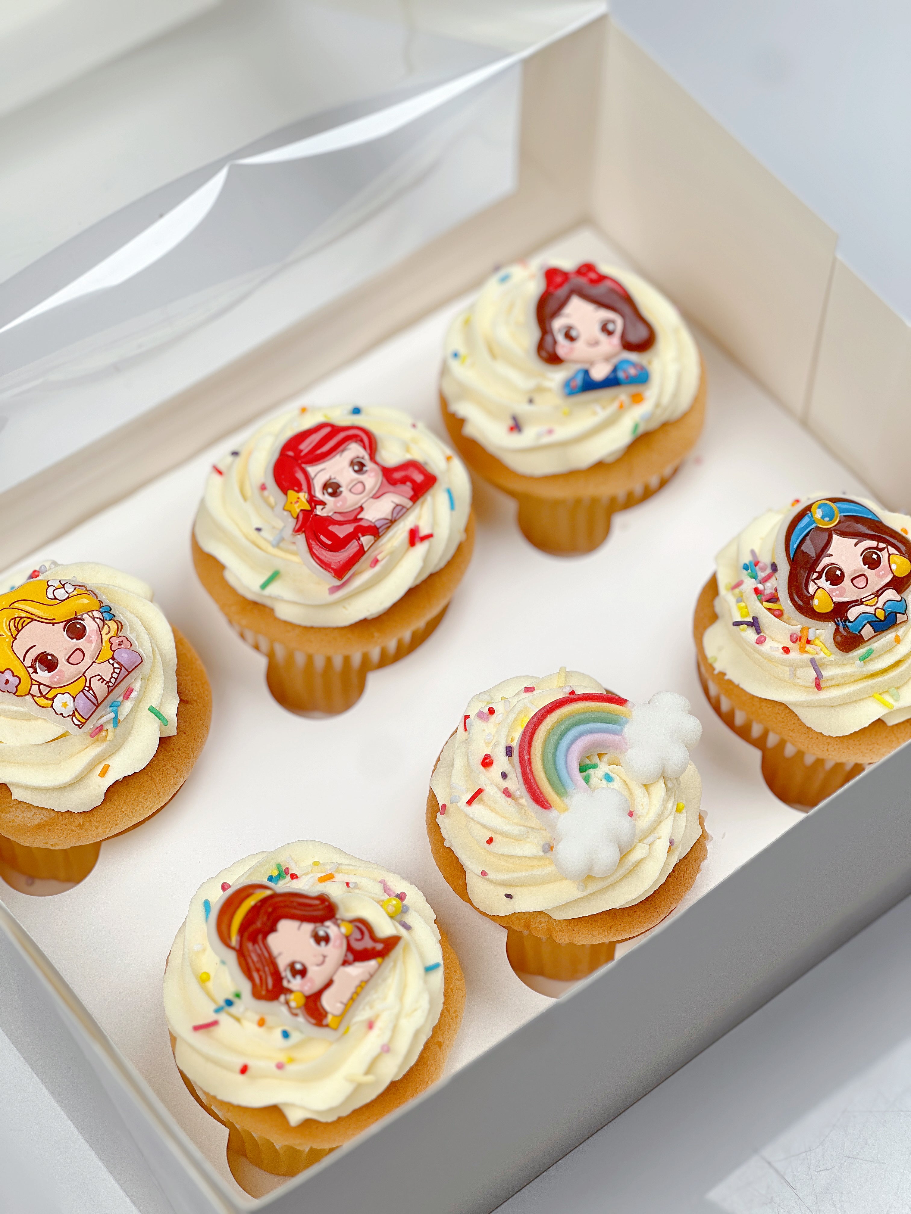 Disney Princesses Cupcakes