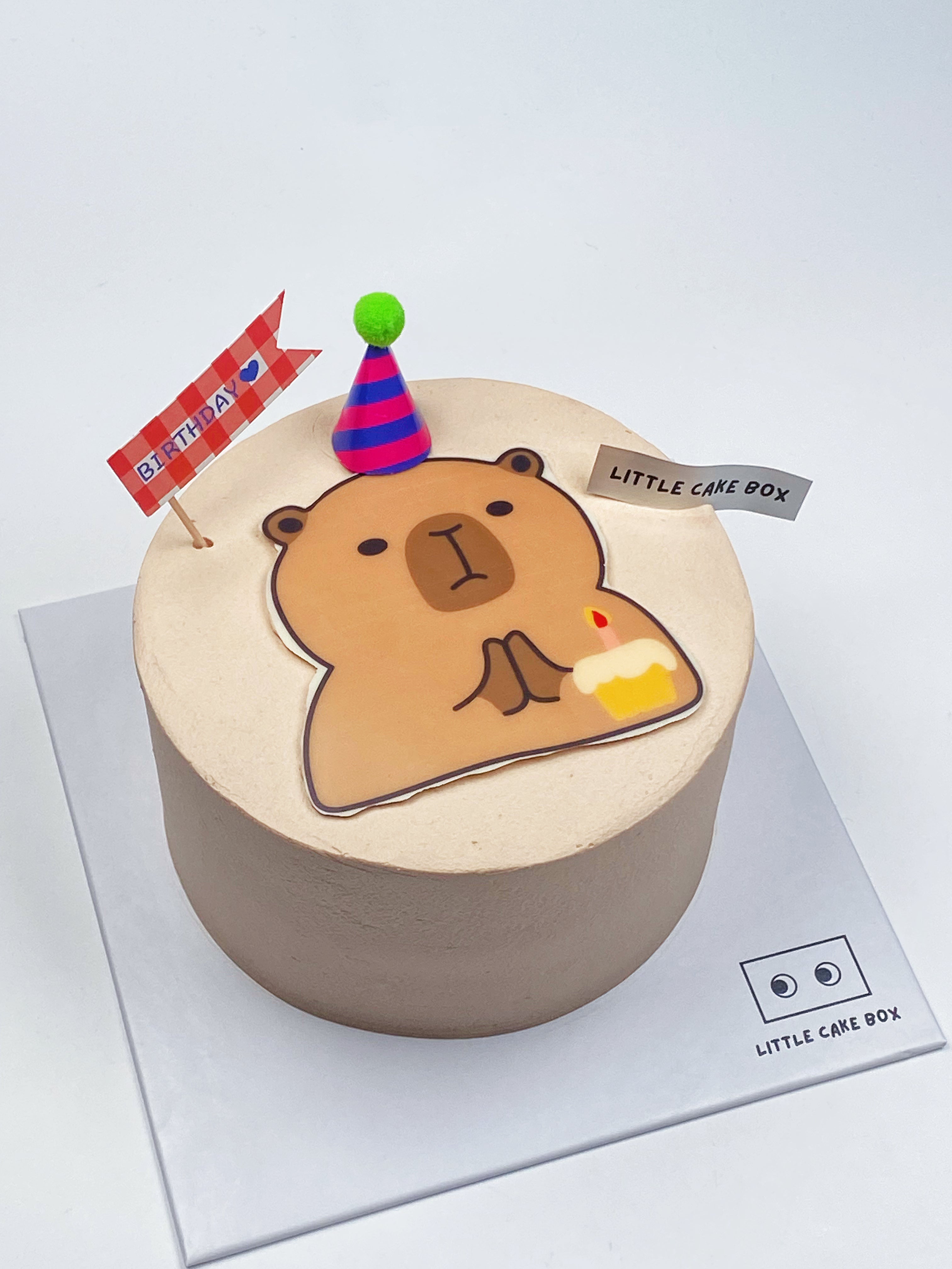 Capybara Pray Cake 🙏