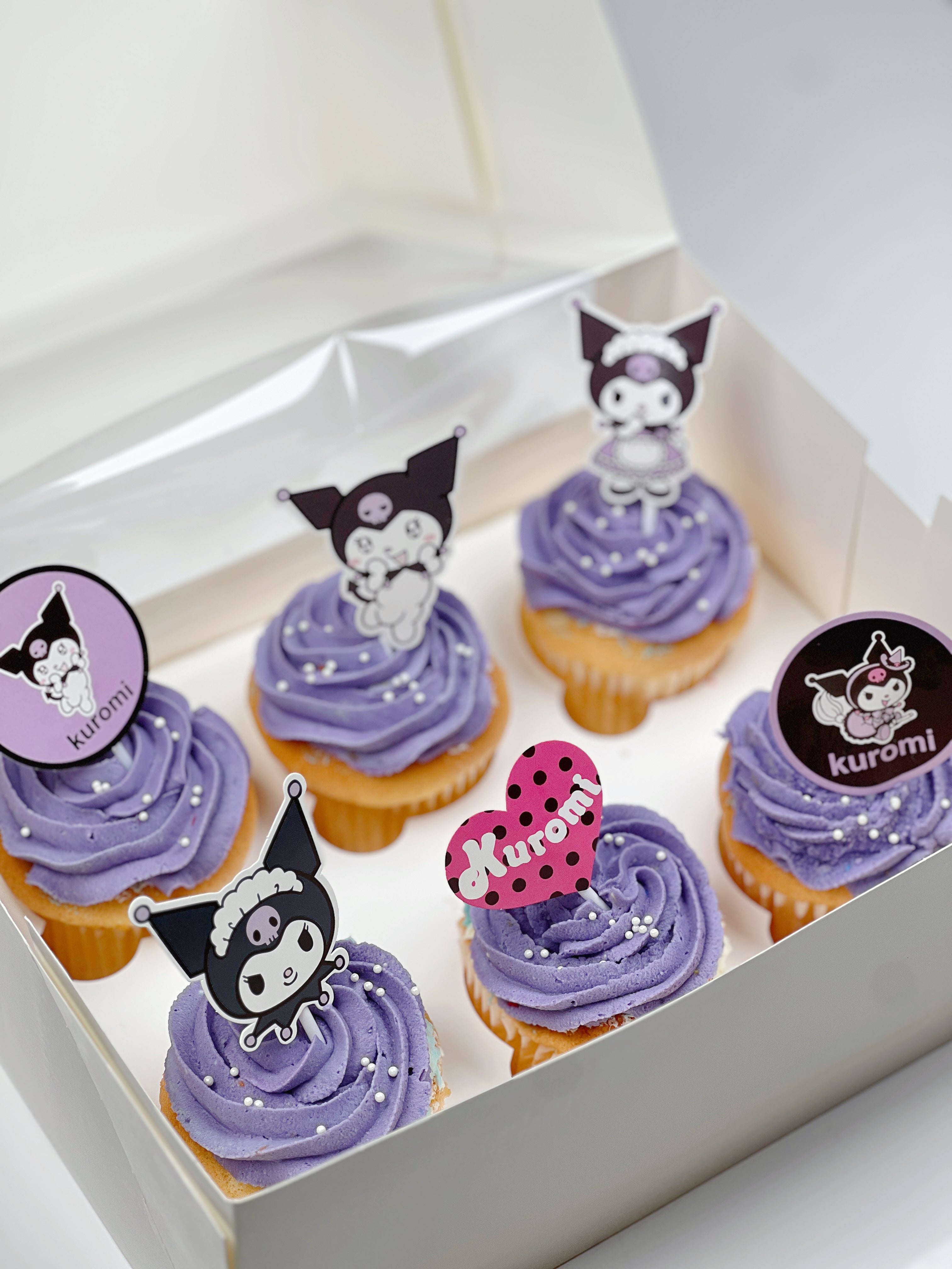 Sanrio Kuromi Cupcakes