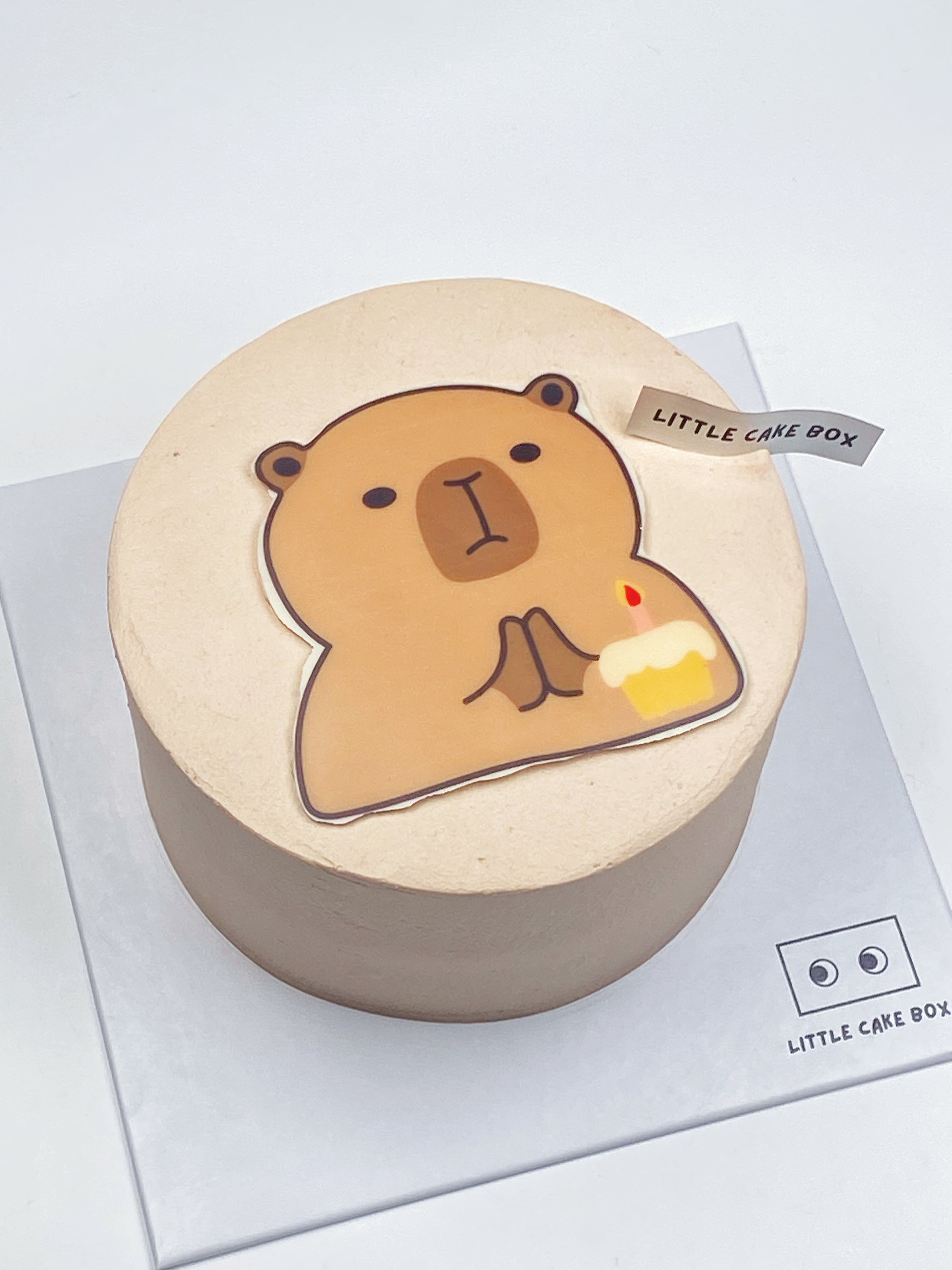 Capybara Pray Cake 🙏