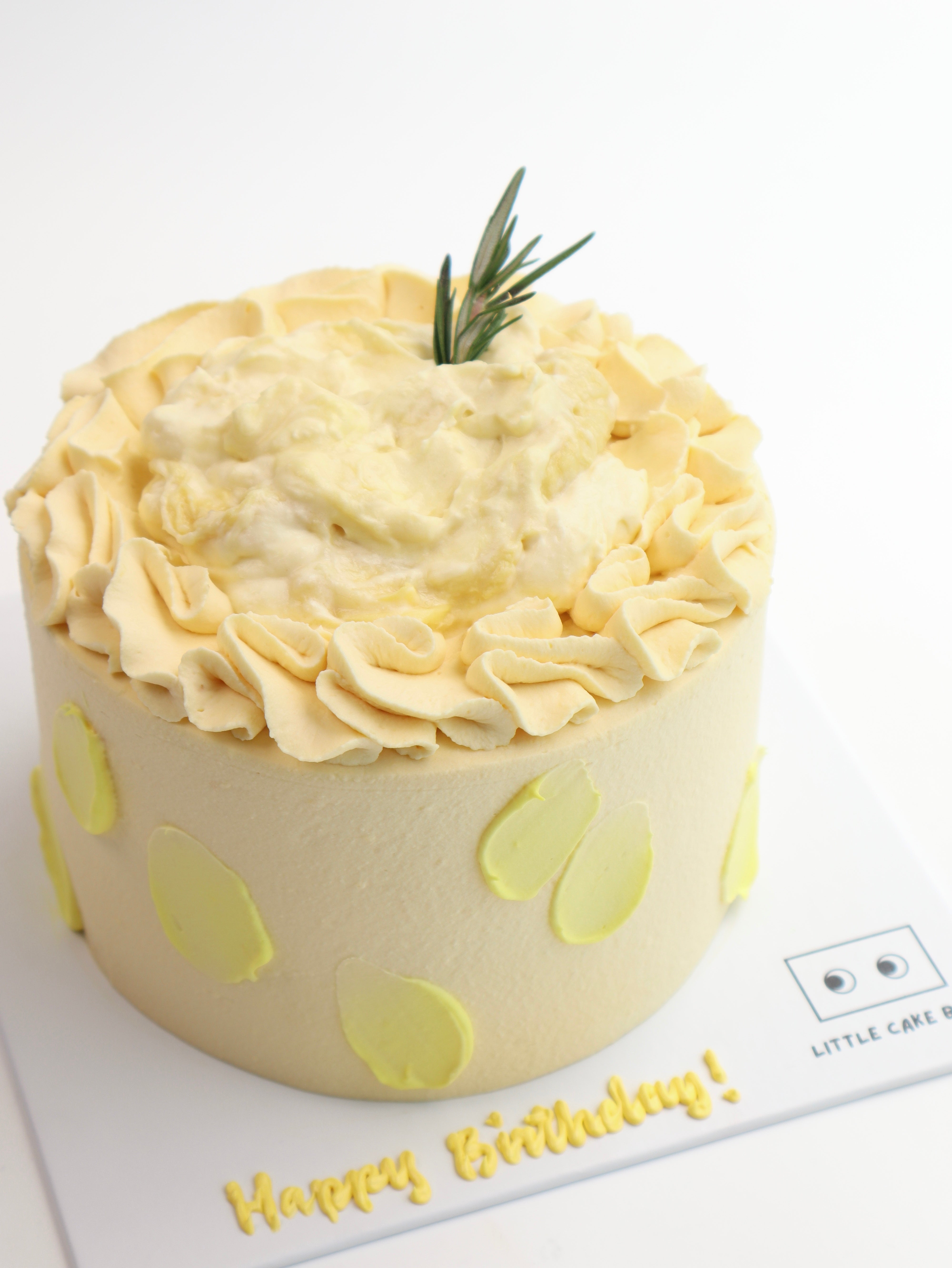 Triple Durian Cake