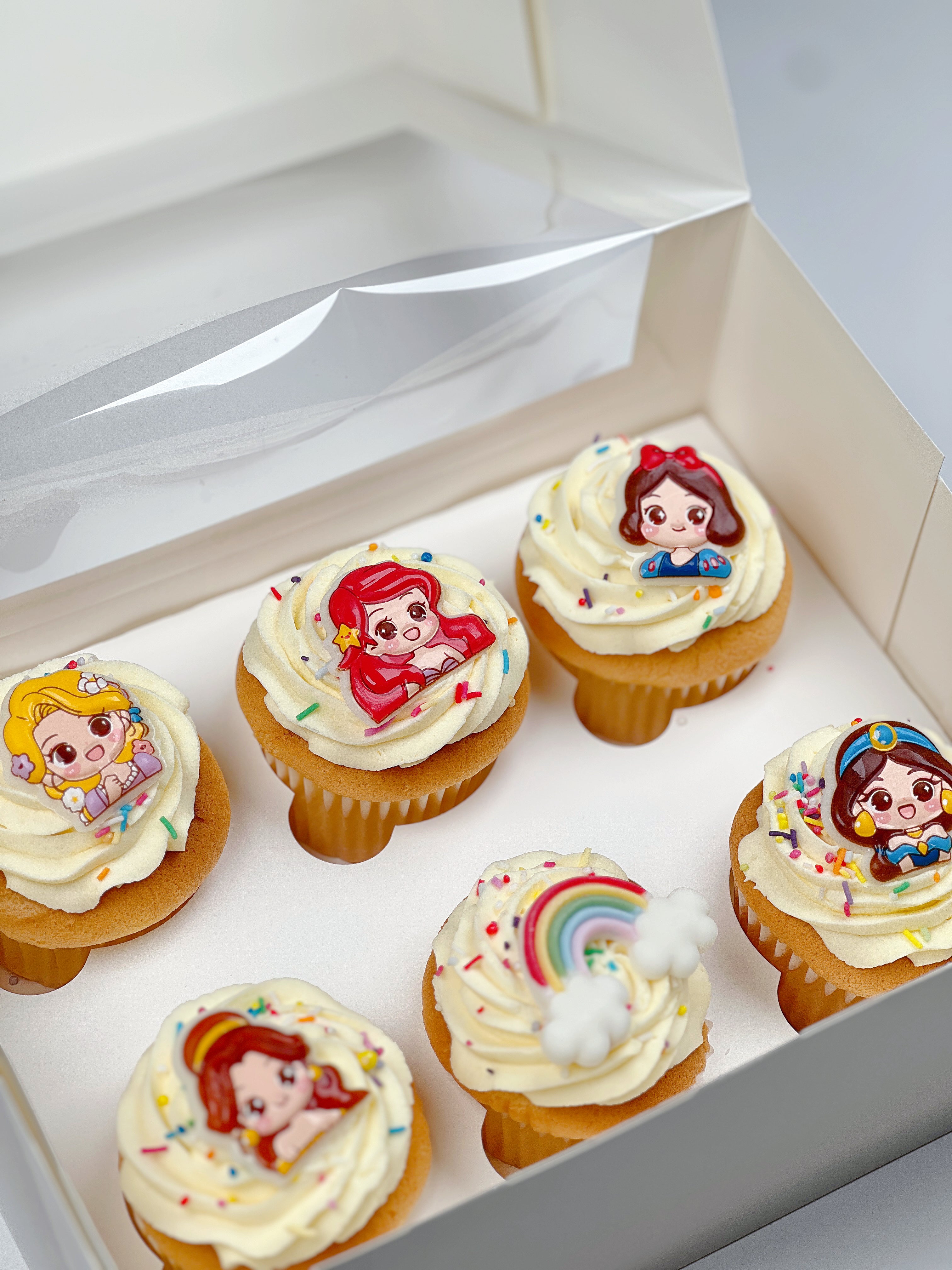 Disney Princesses Cupcakes