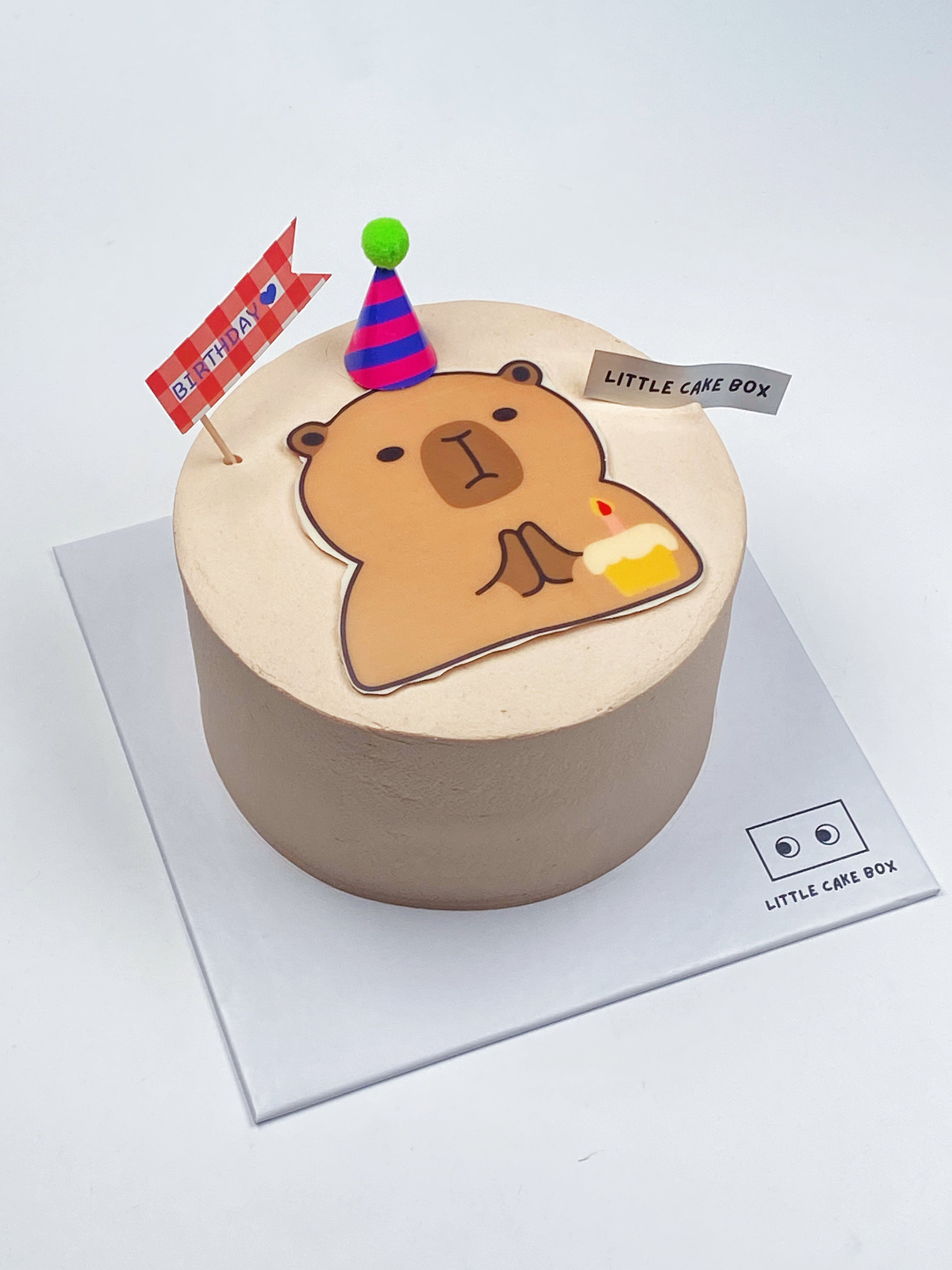 Capybara Pray Cake 🙏