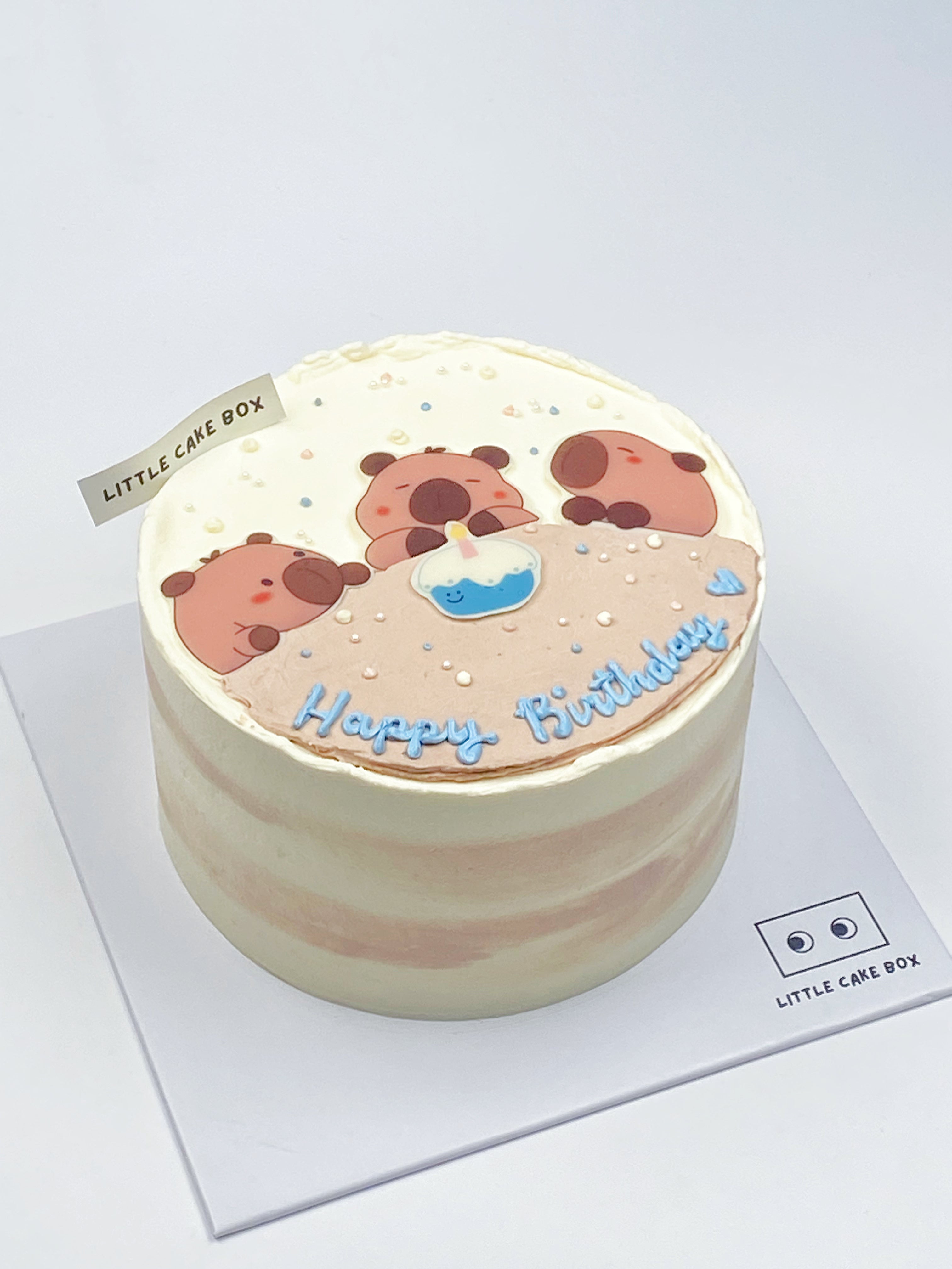 Capybara Celebration Cake