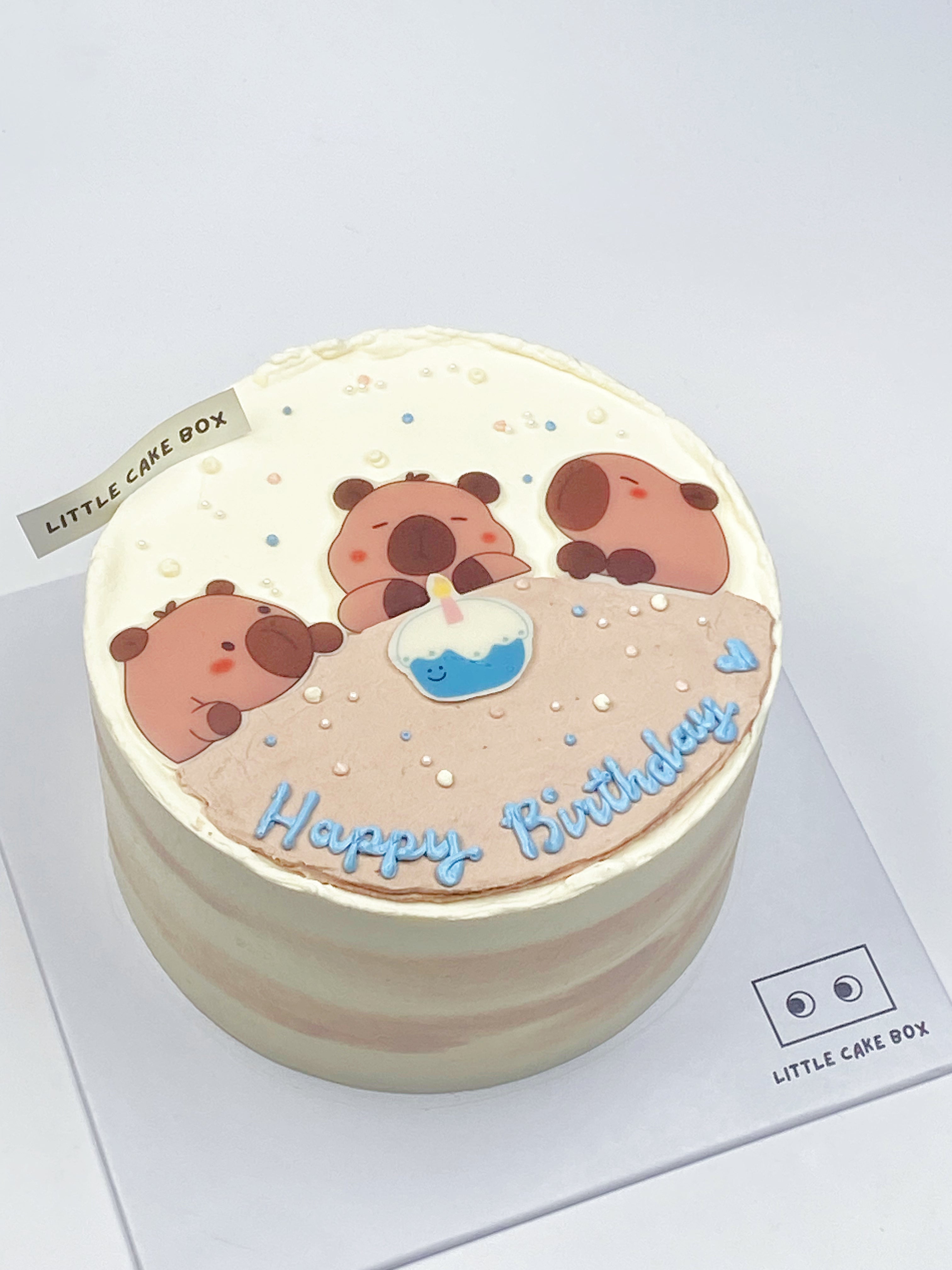 Capybara Celebration Cake