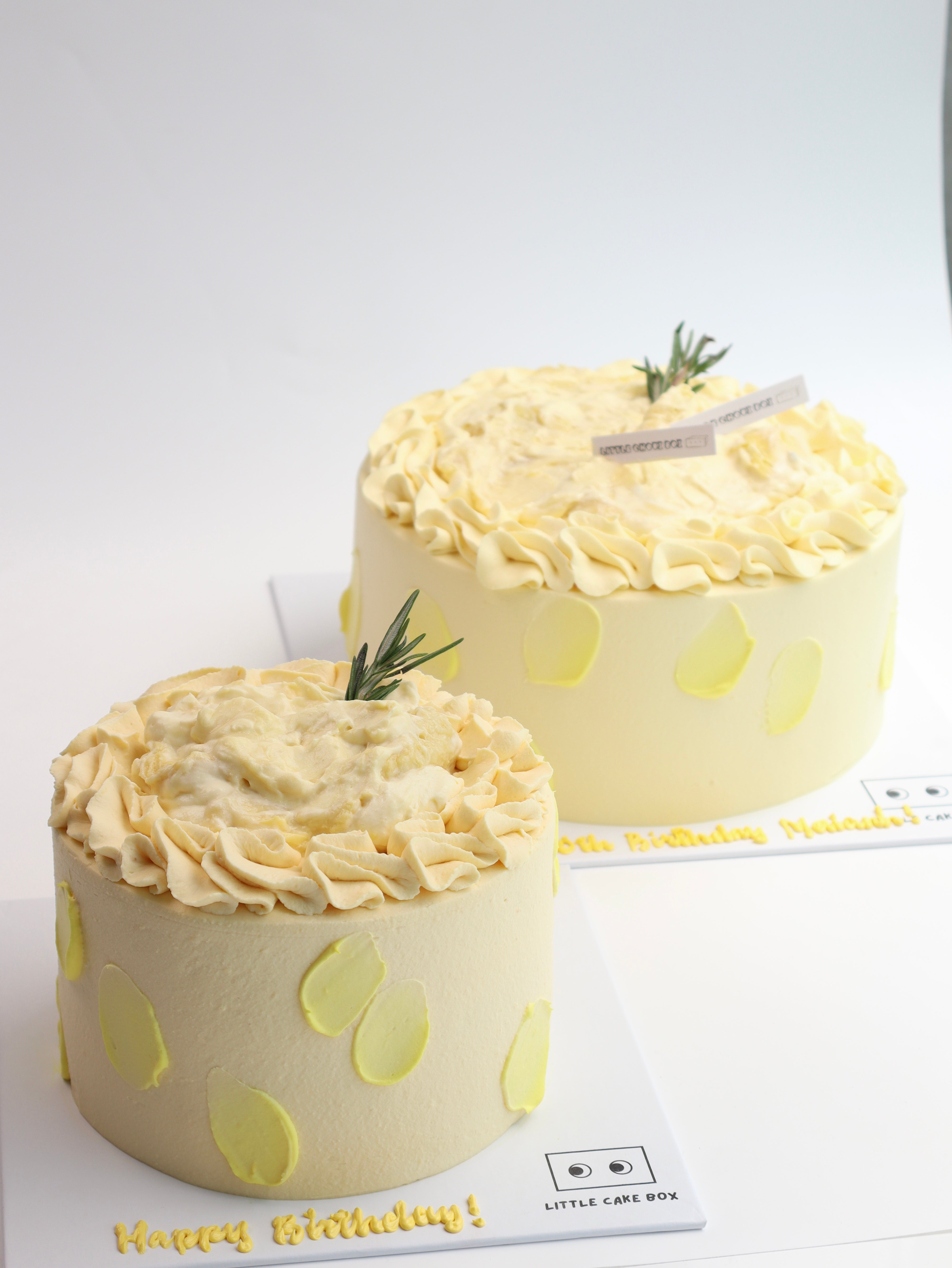 Triple Durian Cake