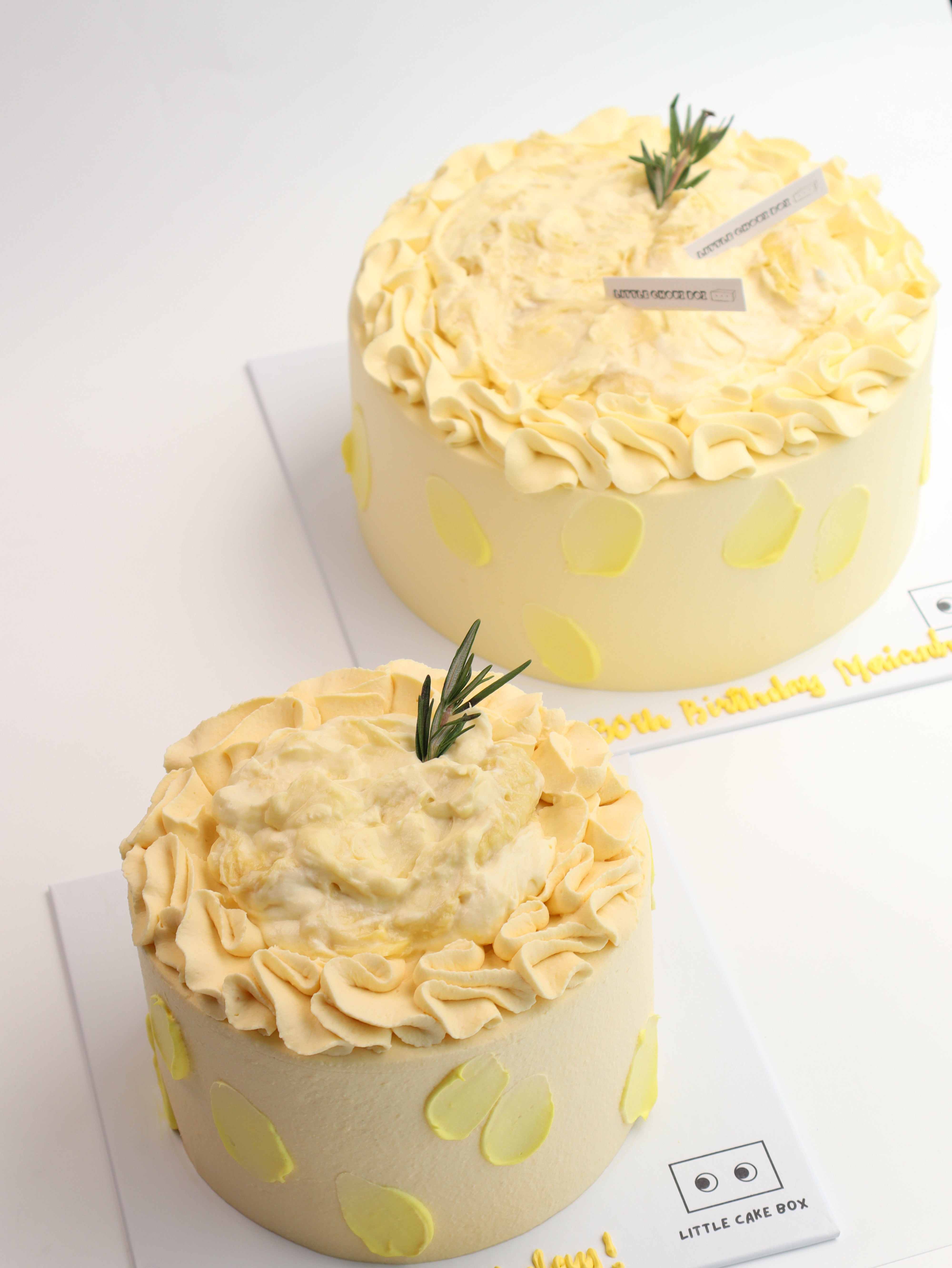 Triple Durian Cake