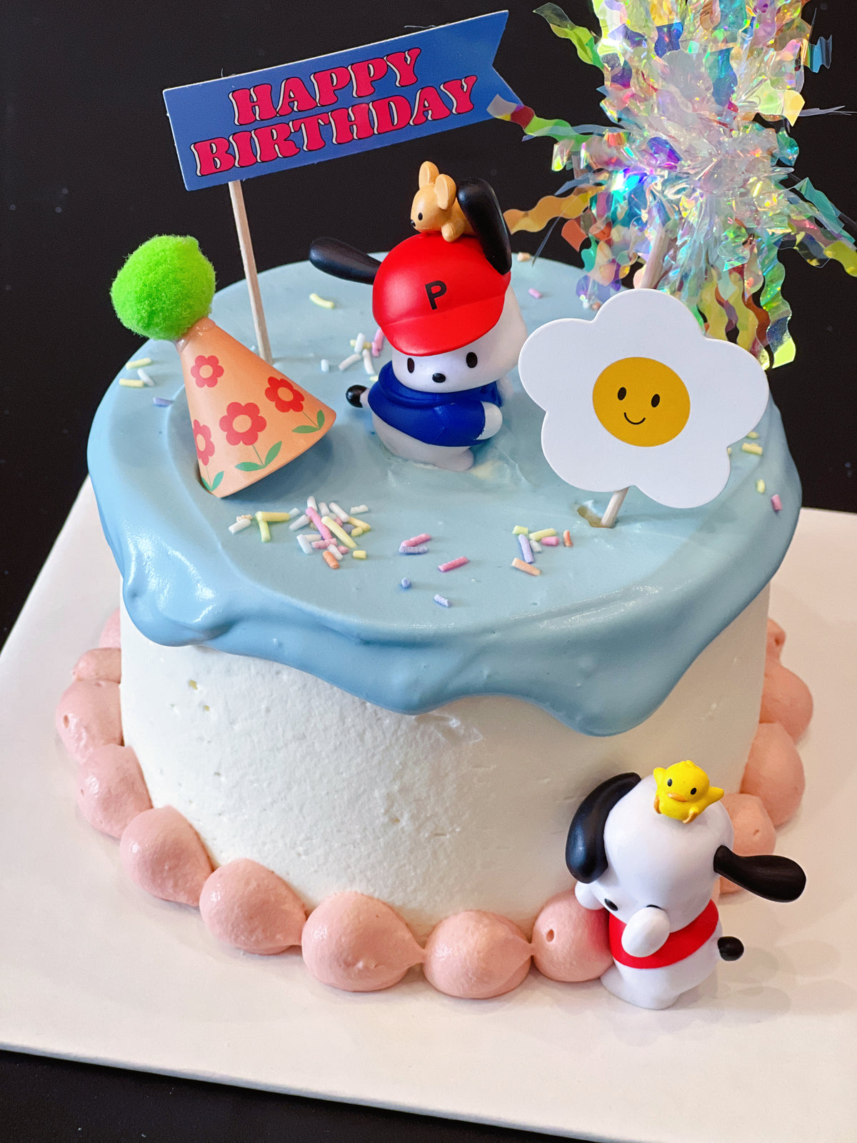 Pochacco Party Cake | Little Cake Box