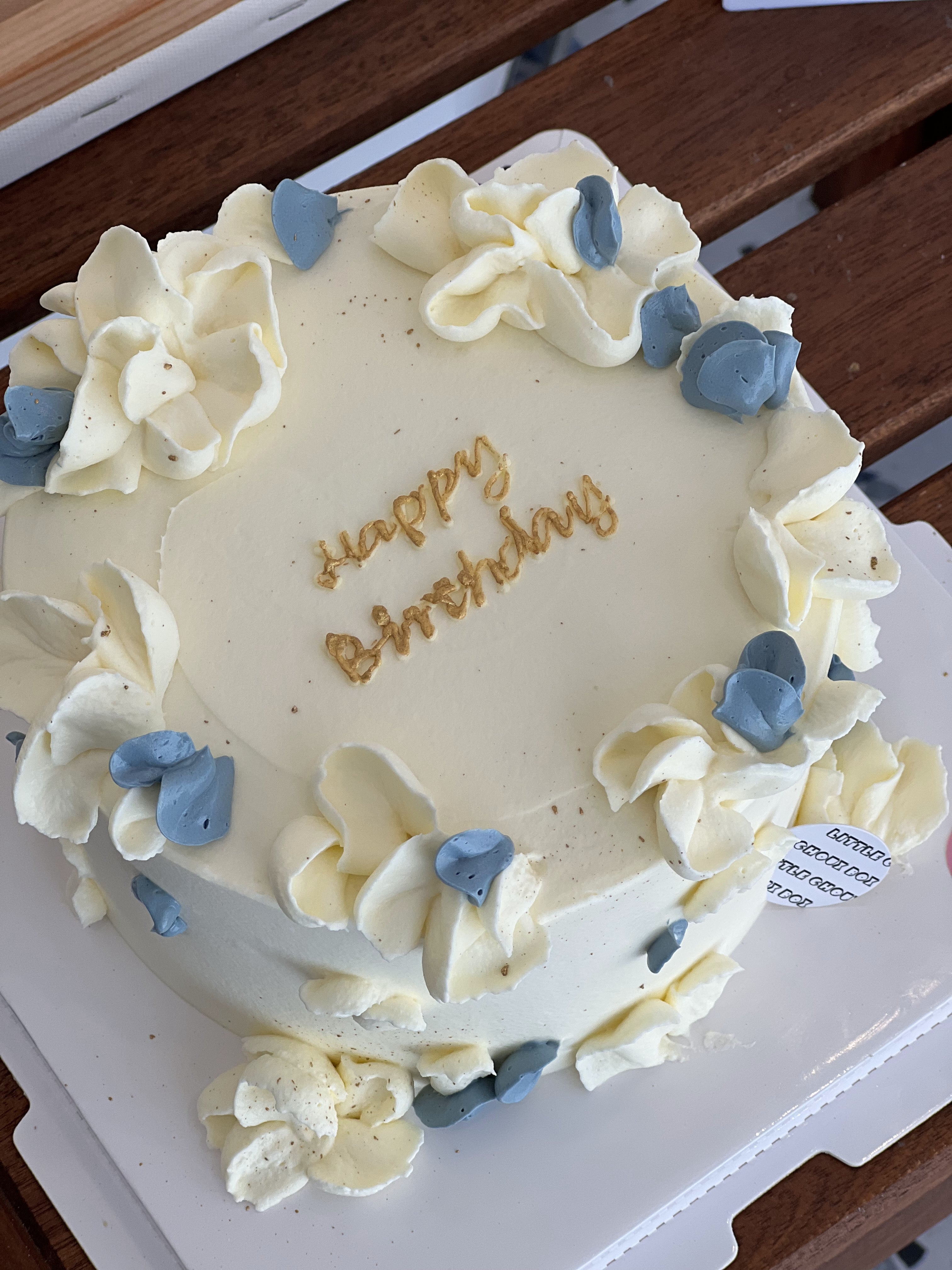 Floral Fresh Cream Flower Cake