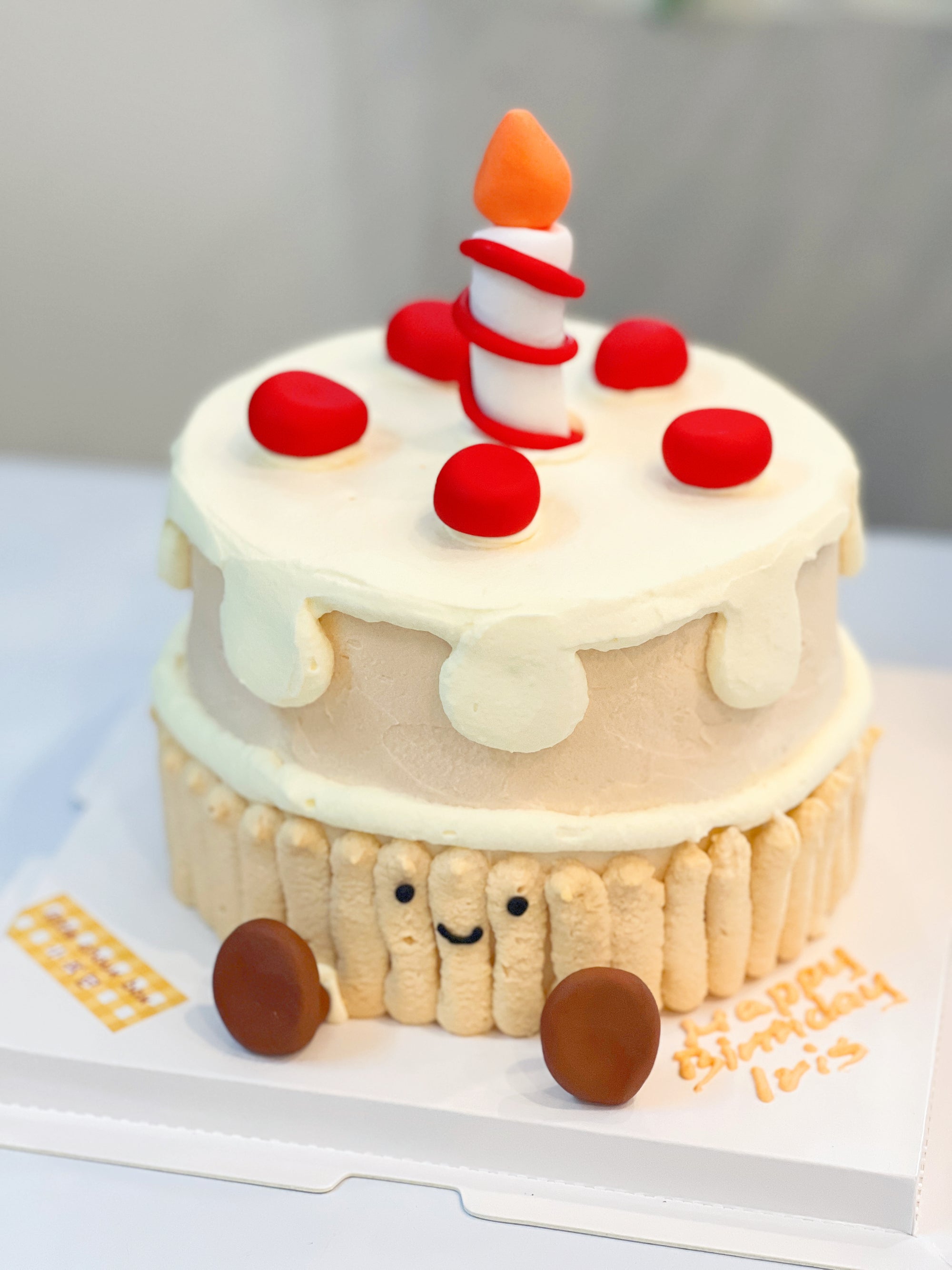 Jellycat Birthday Cake Little Cake Box